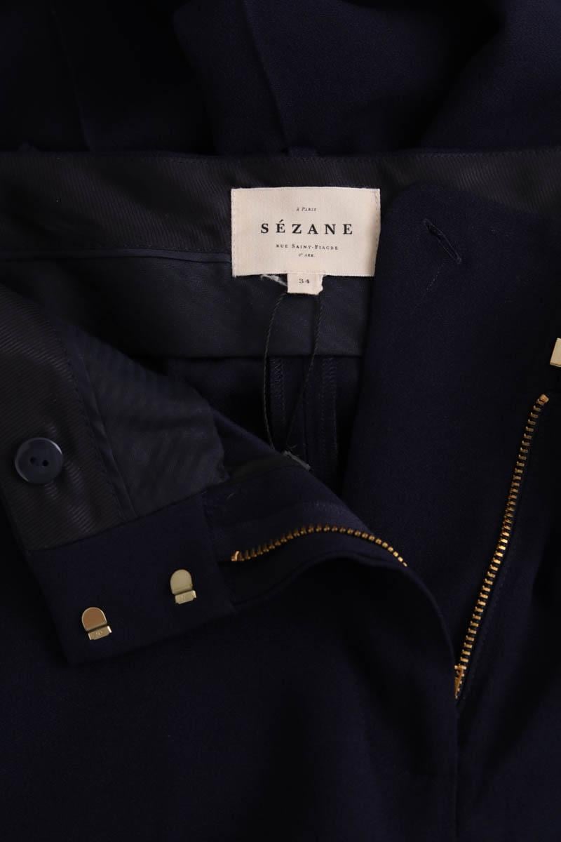 Straight-leg pants SEZANE - Seconde main Blue