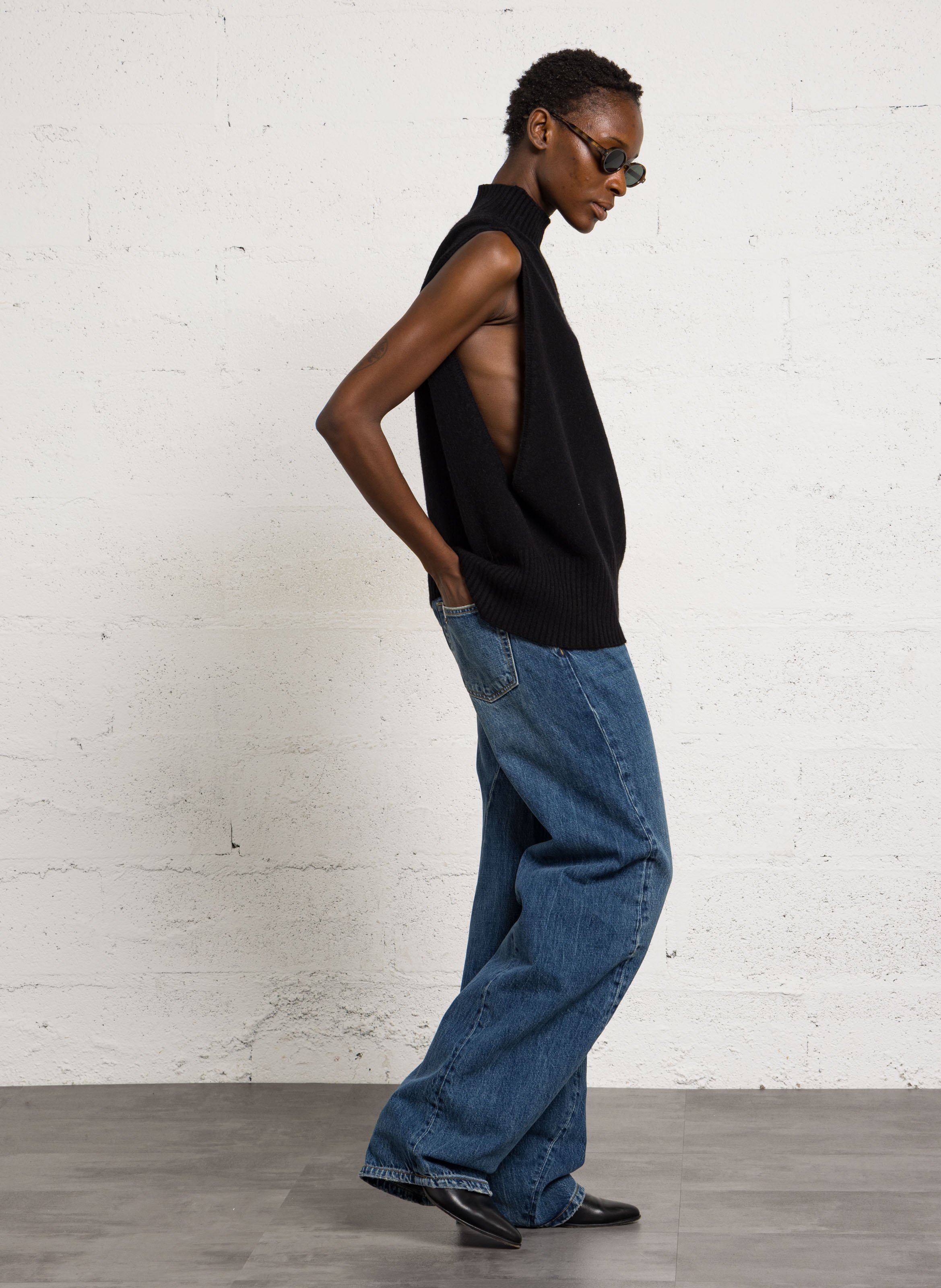 Jean droit en coton LIU JO Blue