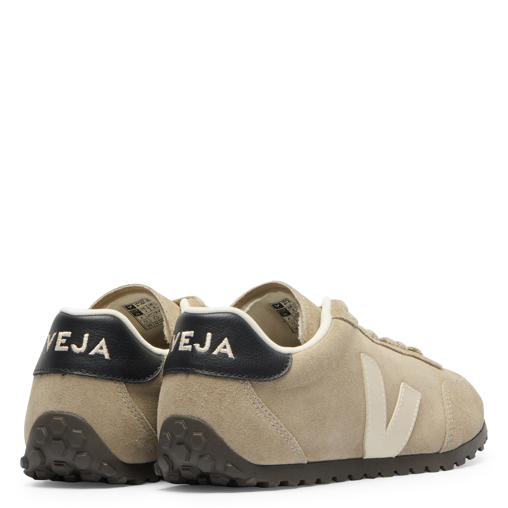 Leather low-top sneakers VEJA Beige