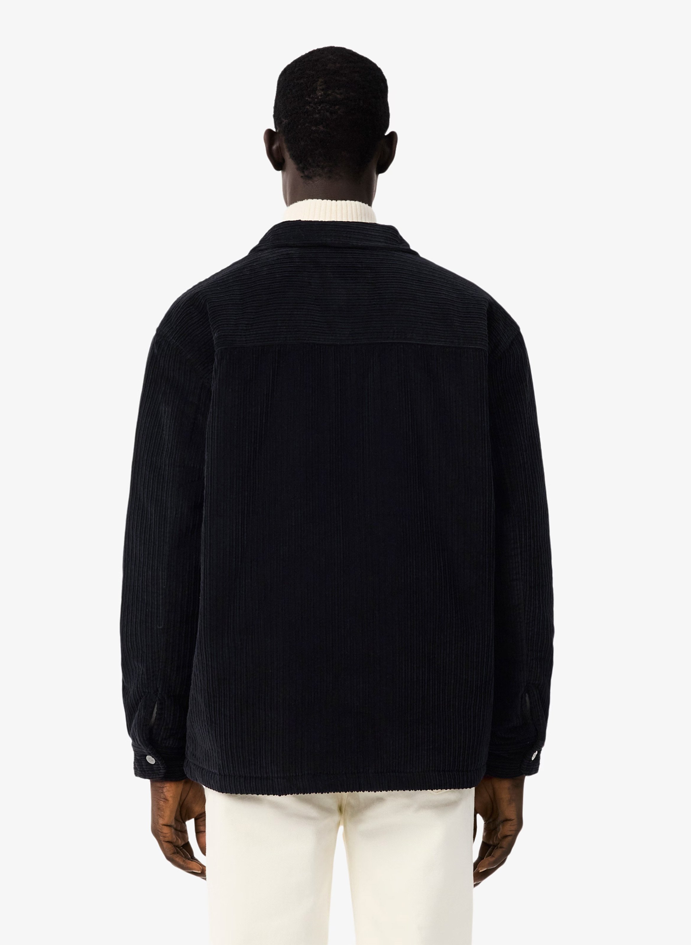 Surchemise col classique en coton LACOSTE Noir