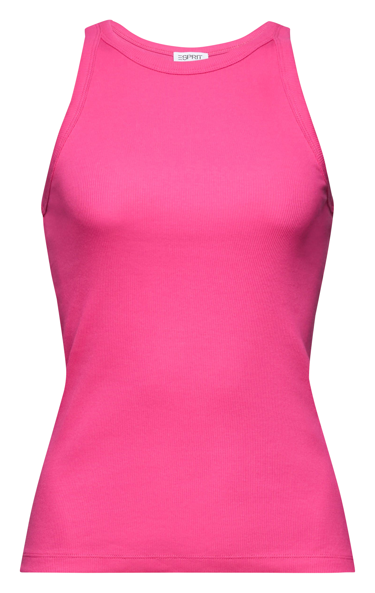 Débardeur col rond en coton mélangé ESPRIT Rose