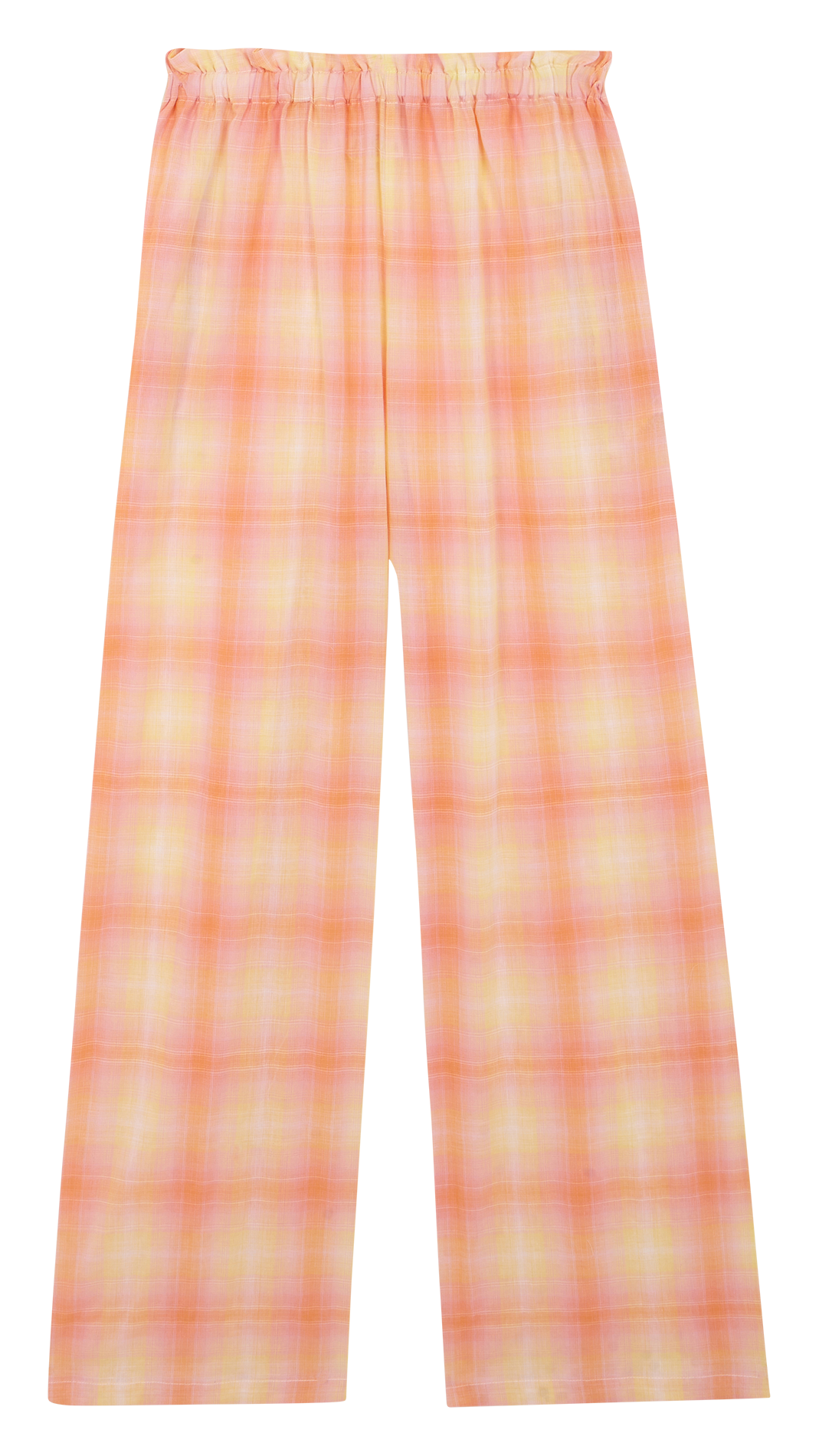 Wide-leg cotton-blend pants THE LABEL EDITION Multicolored