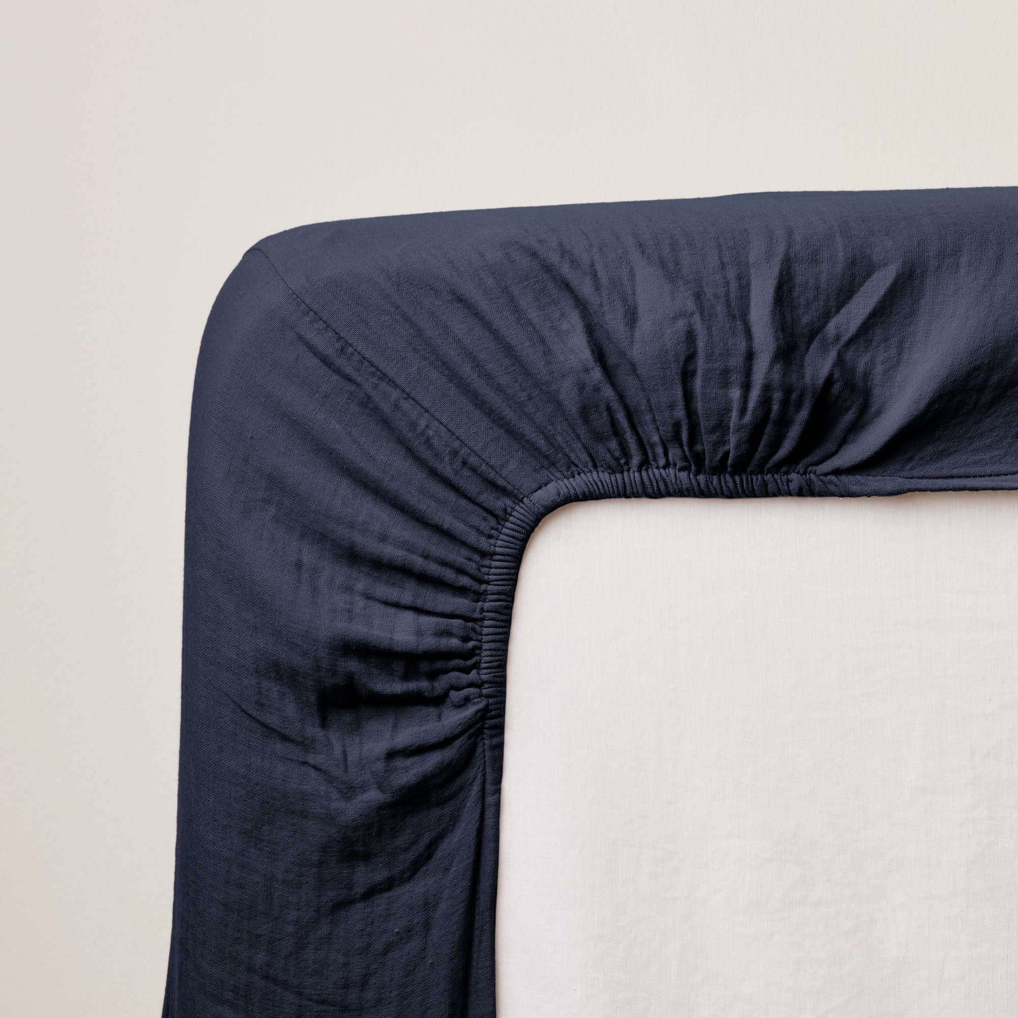 LOU - Cotton fitted sheet MADURA Blue