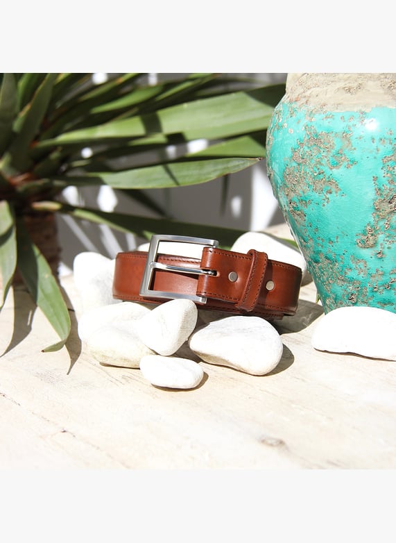 Ceinture Mademoiselle cuir marron Ceinture Mademoiselle cuir marron