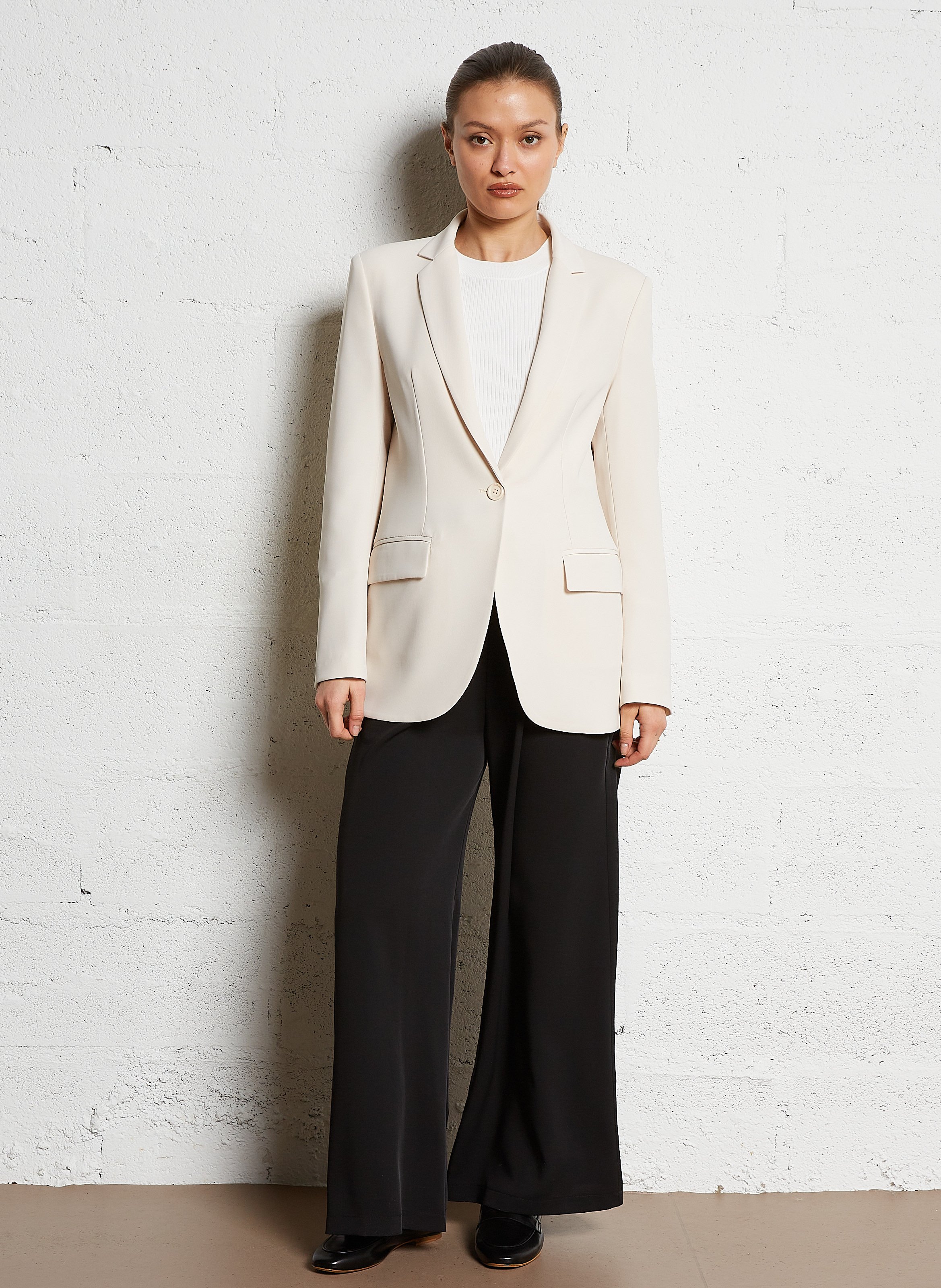 Veste de tailleur droite IMPERIAL Blanc