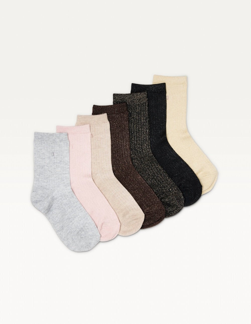Set of 7 socks ODAJE EX. M.MOUSTACHE Black