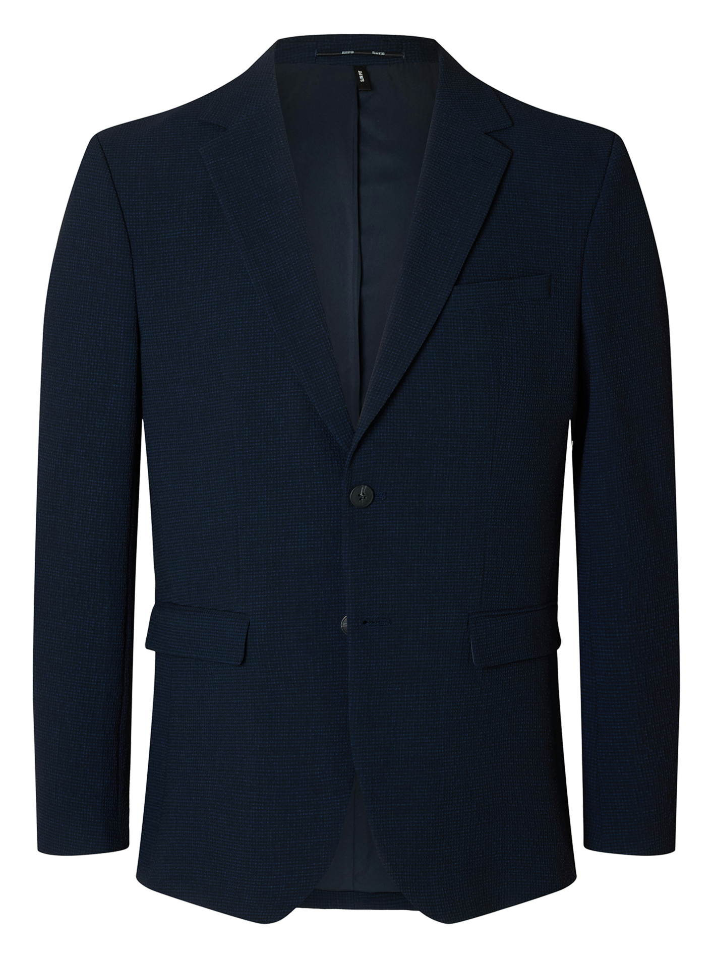 Kostuumjas van gemengde gerecyclede vezels SELECTED Blauw