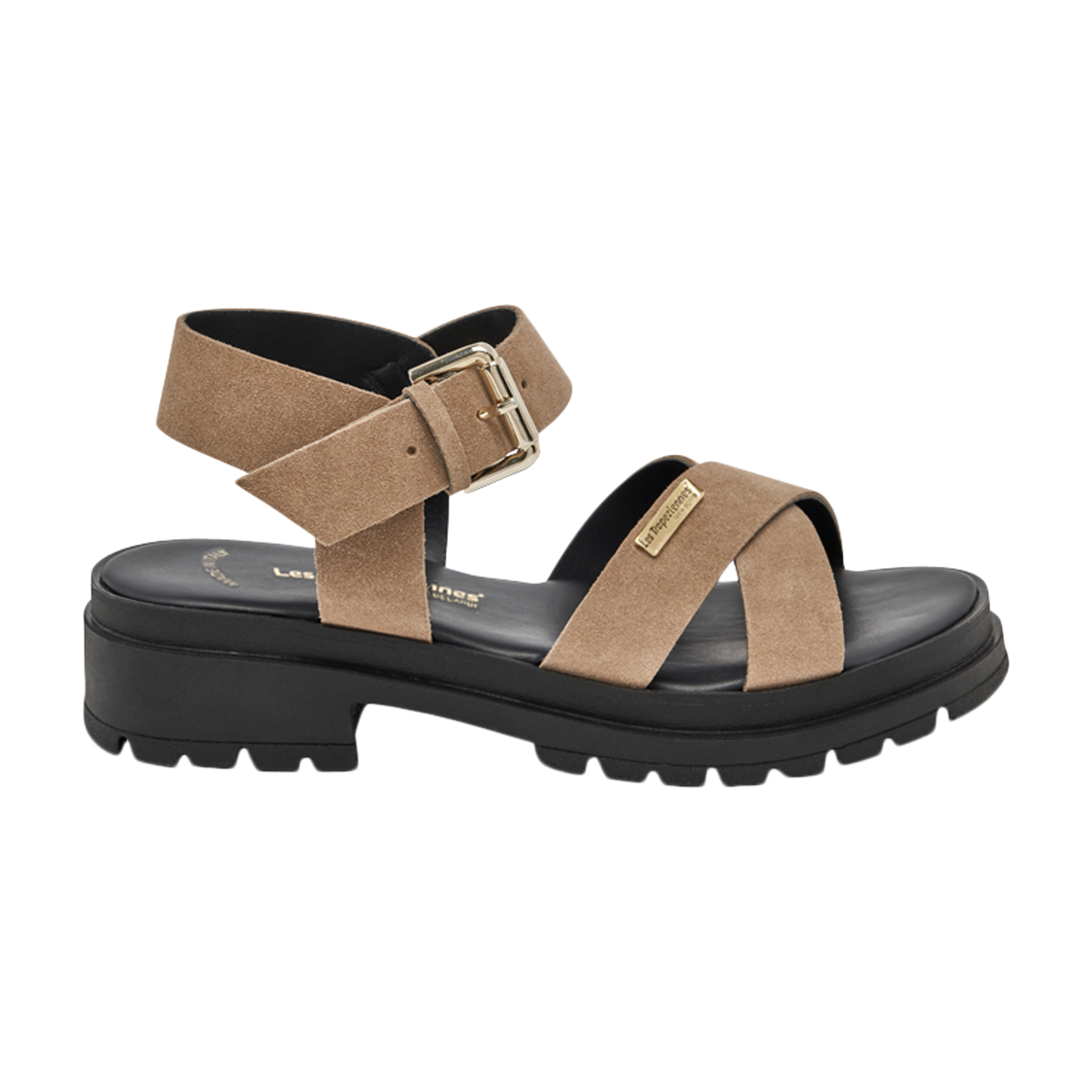 Sandales Plates Femme Tropeziennes Sandales Plates Cuir Tihasued