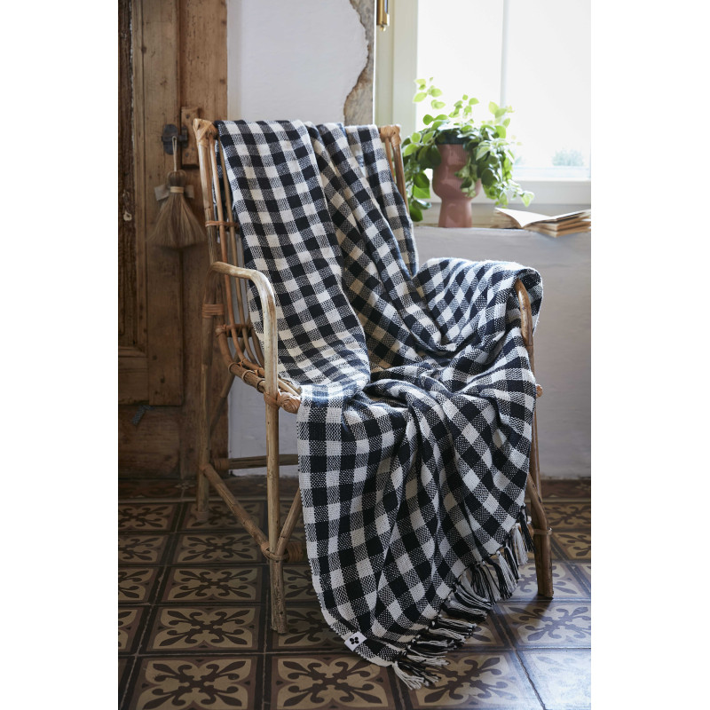 Pure cotton plaid L'EFFET PAPILLON Multicolored