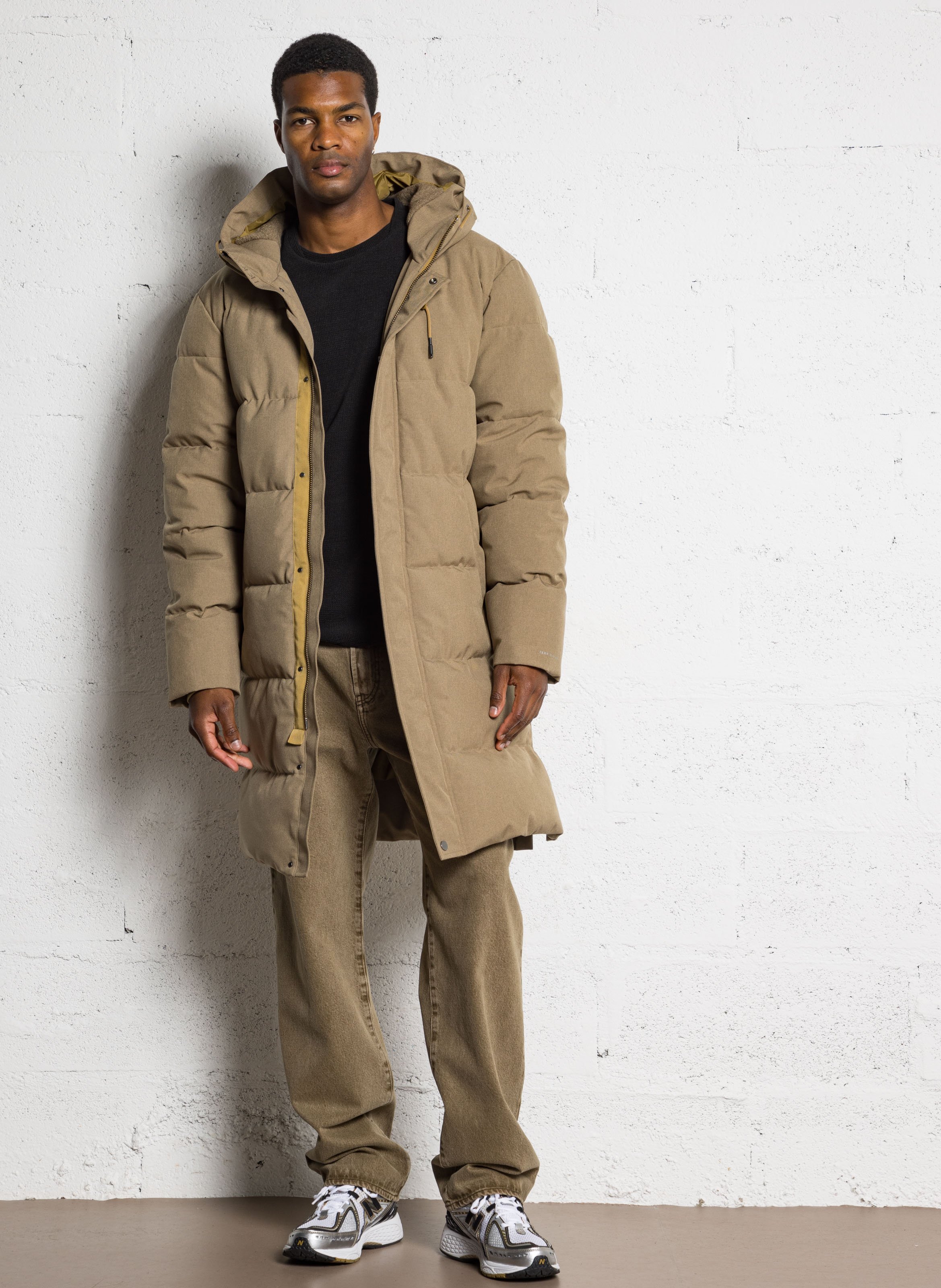 Daunenjacke mit Stehkragen IKKS Beige