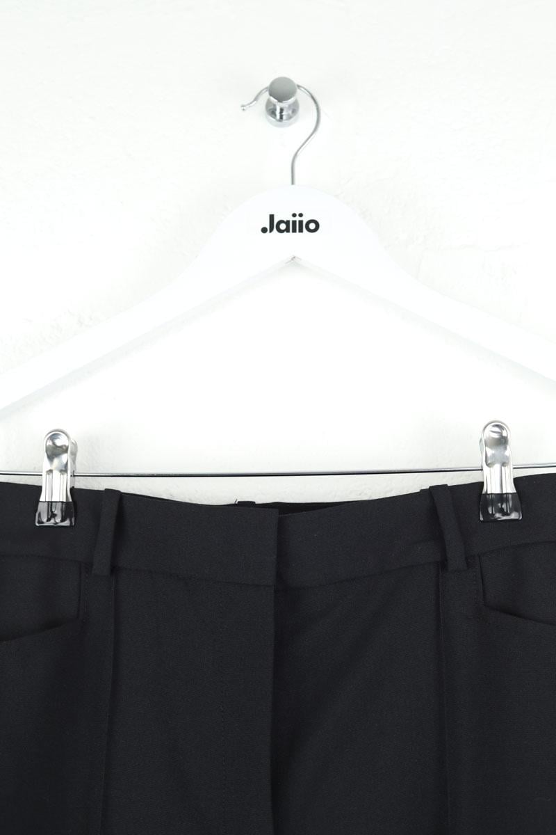 Black straight-leg  pants TARA JARMON - Seconde Main Black
