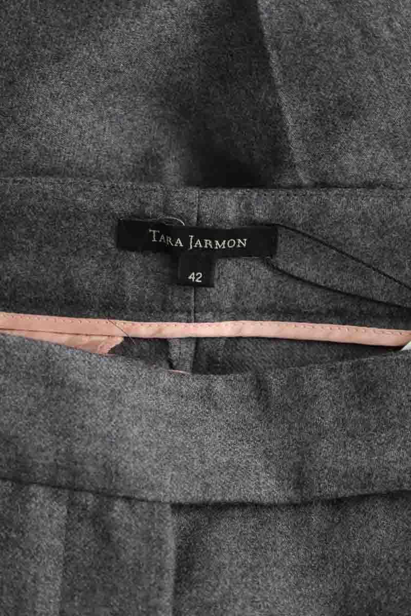 Bandol straight woollen trousers TARA JARMON - Seconde Main Grey