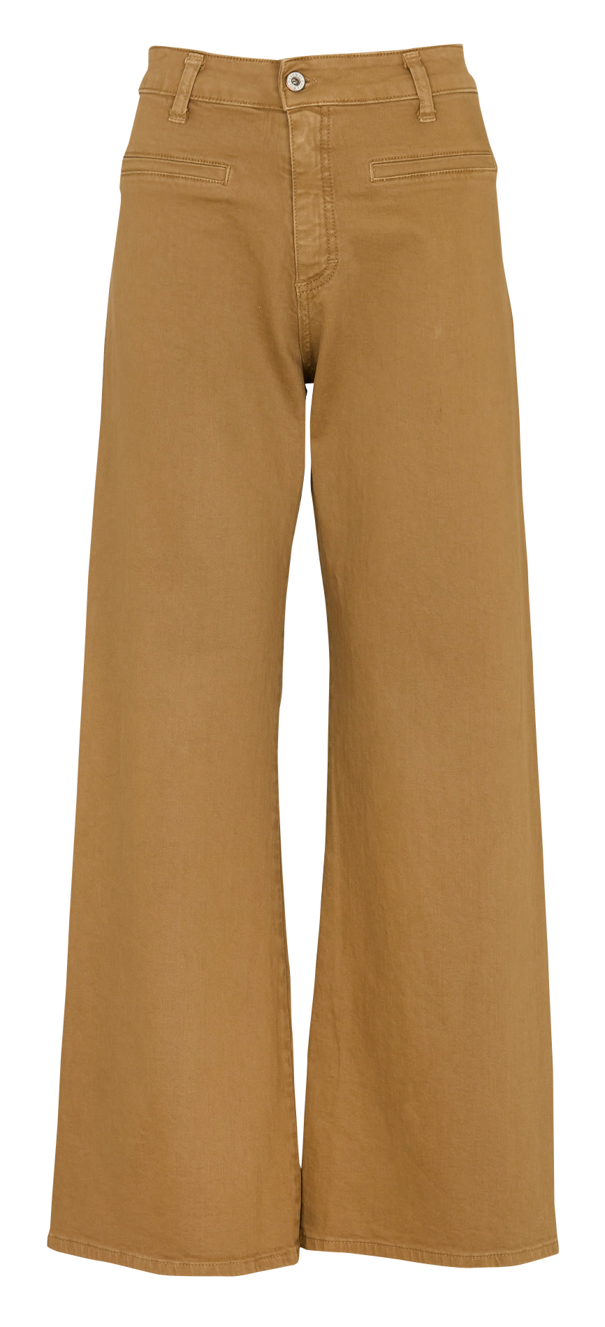 Flared cotton-blend pants PLEASE Beige