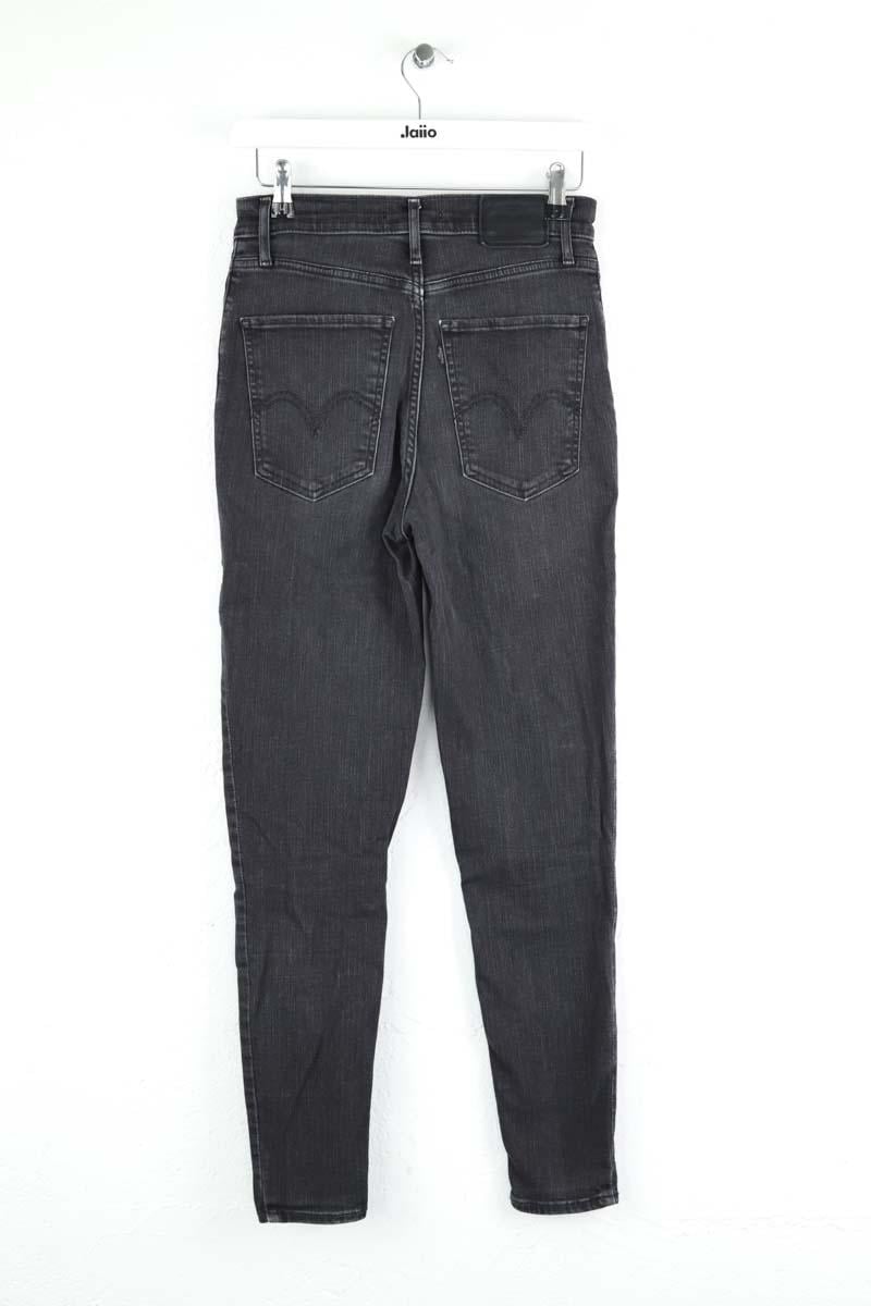 Cotton skinny jeans LEVI'S - Seconde main Black