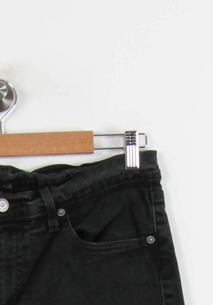 Cropped slim jeans with studs LEVI'S - Seconde main Black