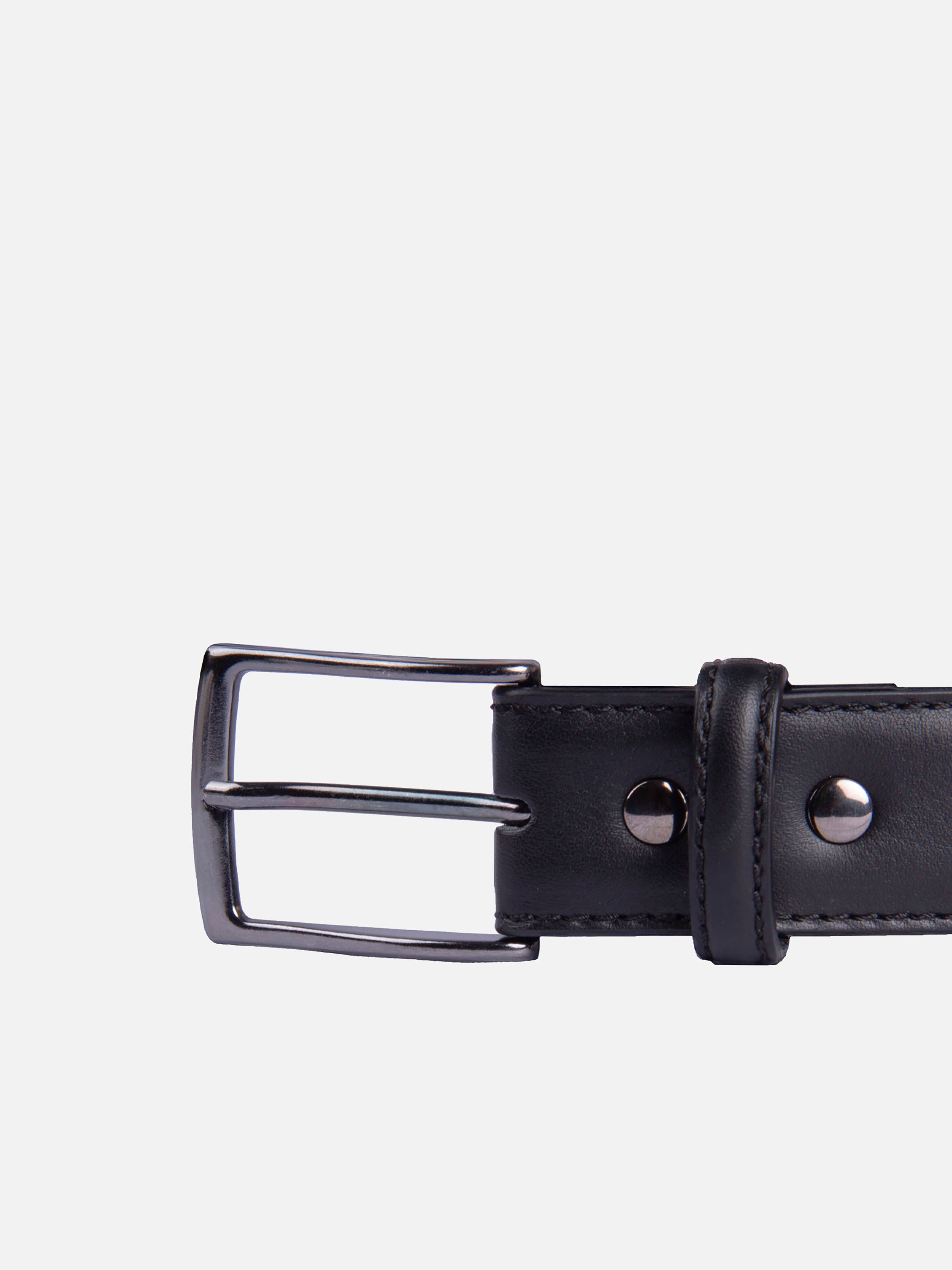 Madrid leather belt JULES & JENN Black