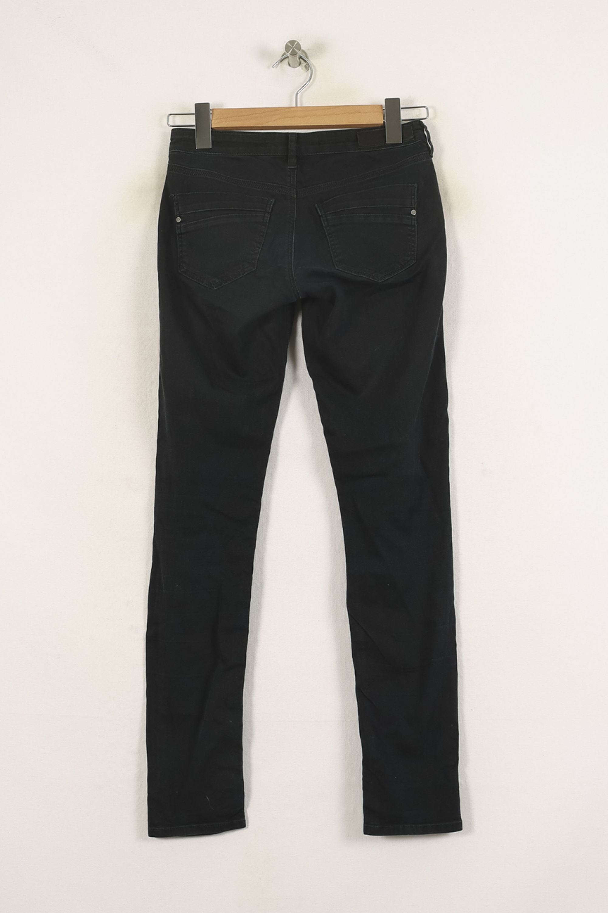 Cropped slim jeans with studs COMPTOIR DES COTONNIERS - Seconde main Blue