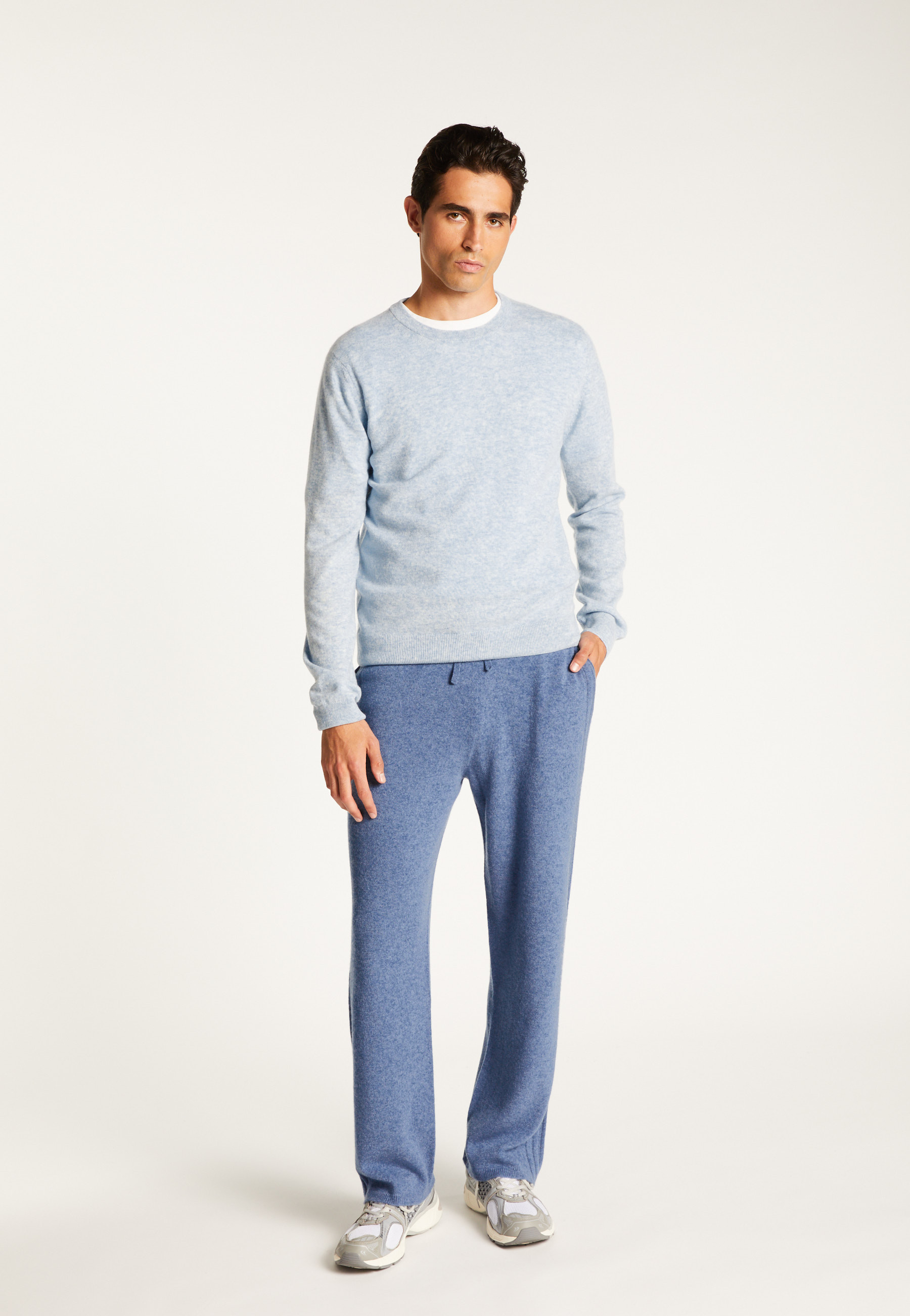 Cashmere sweater MAISON MONTAGUT Blue