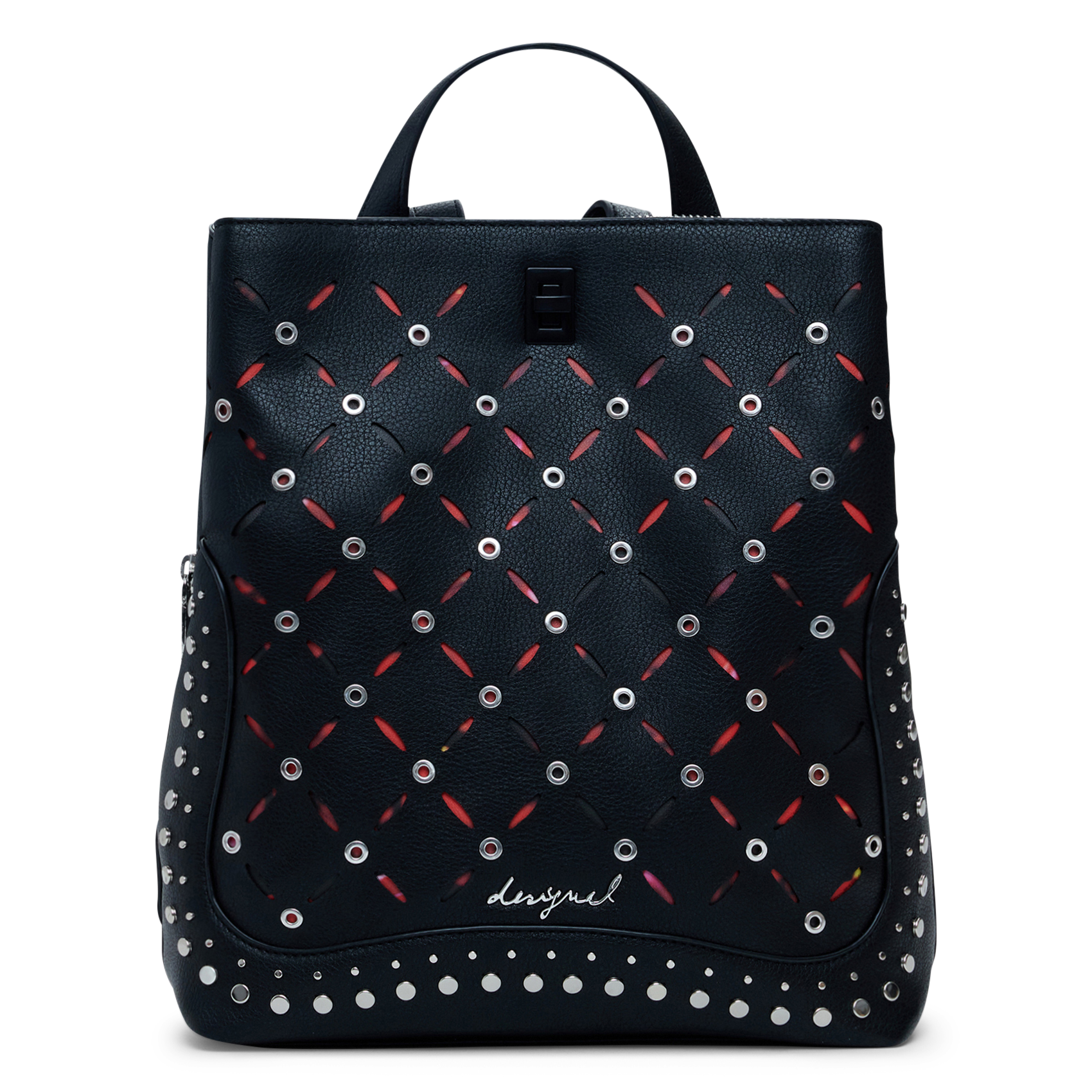 Sac à dos effet cuir DESIGUAL Noir