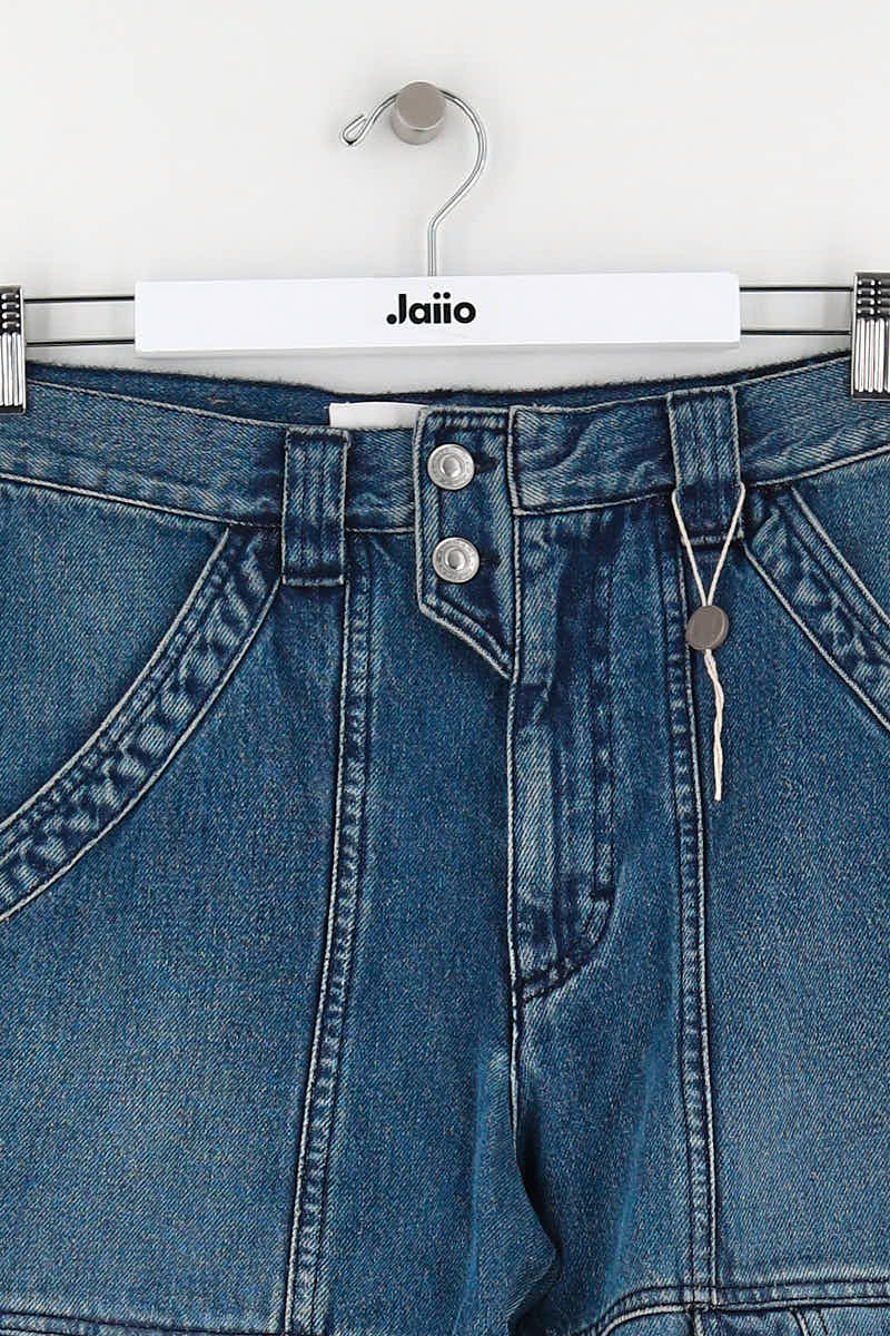 - Straight-leg jeans
- 5 pockets
- Straight cut
- Faded effect ISABEL MARANT - Seconde Main Blue