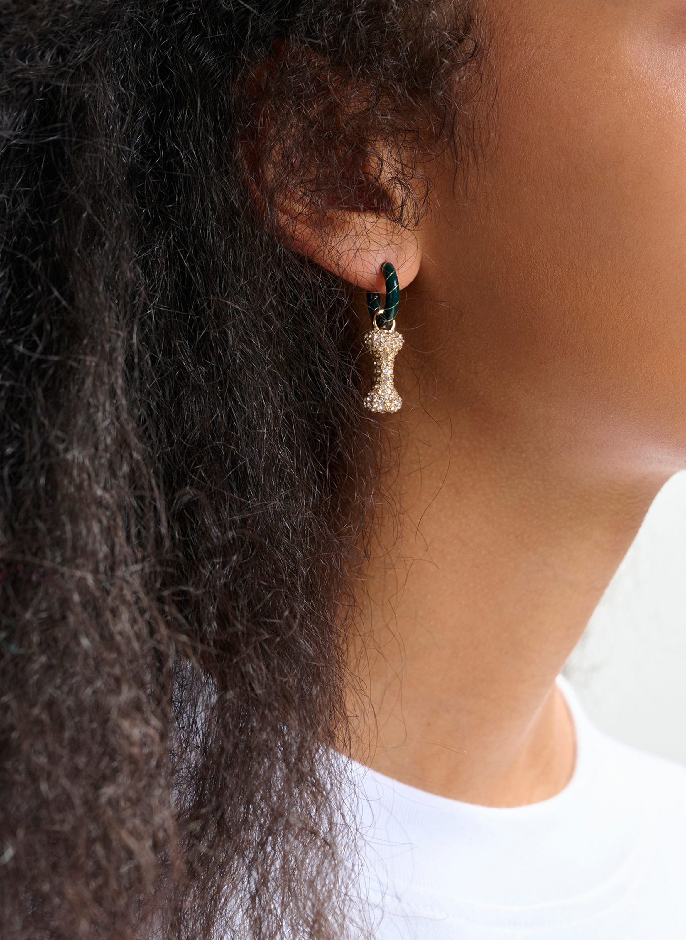 Boucles d'oreilles fantaisies ESSENTIEL ANTWERP Vert