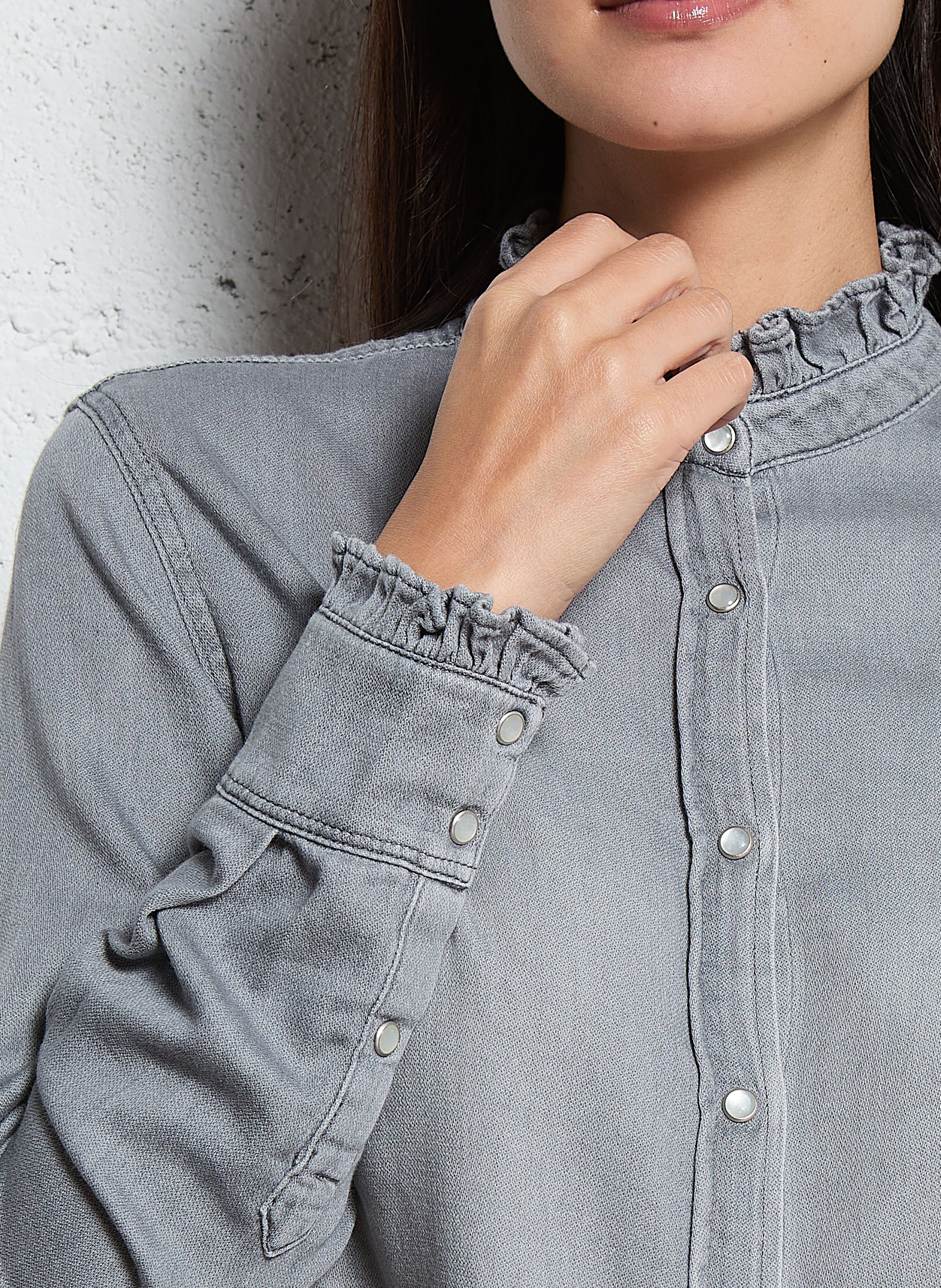 Blouse Colombine Ter ACQUAVERDE Grijs