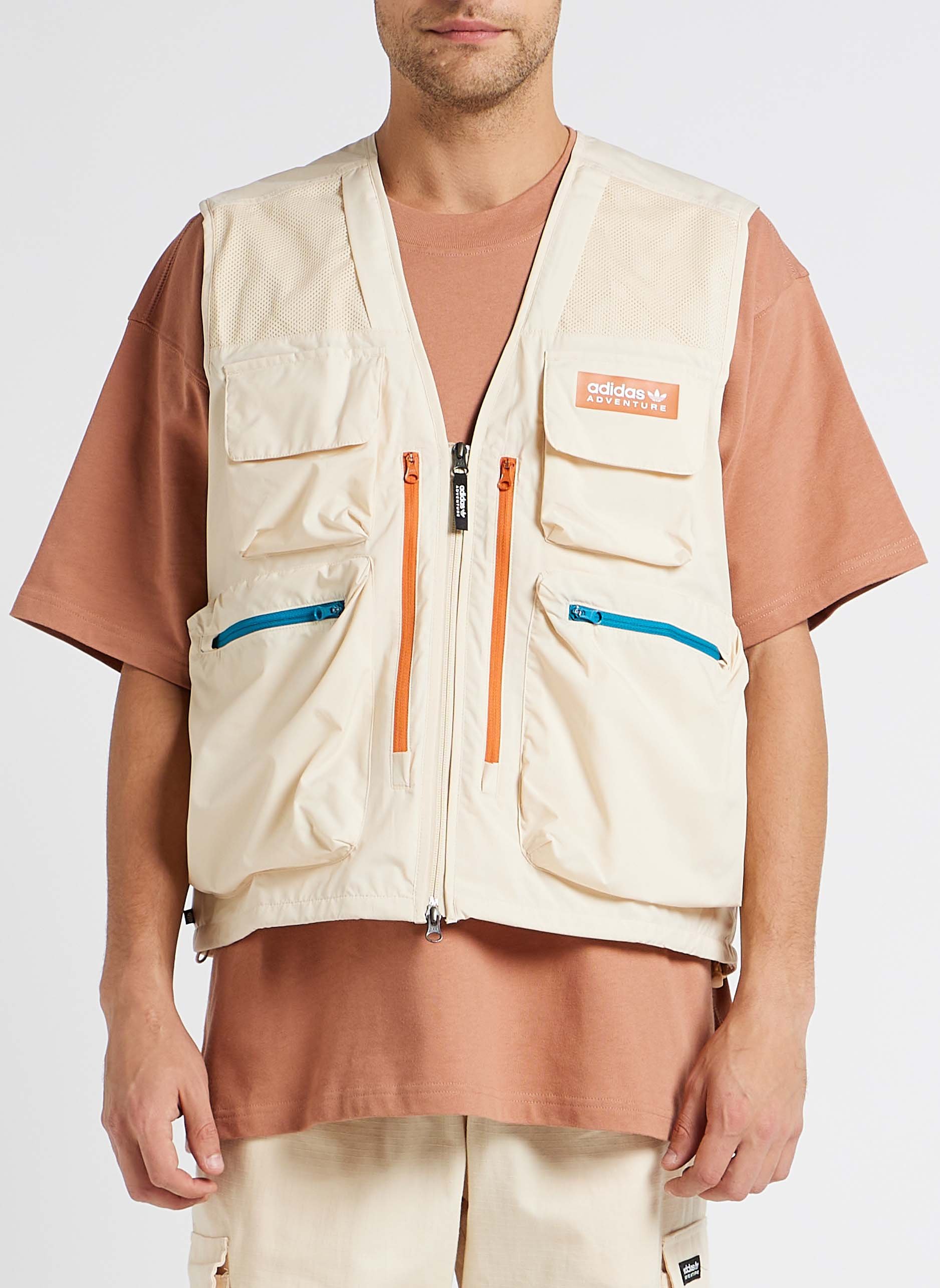 Veste sans manches loose-fit ADIDAS Beige