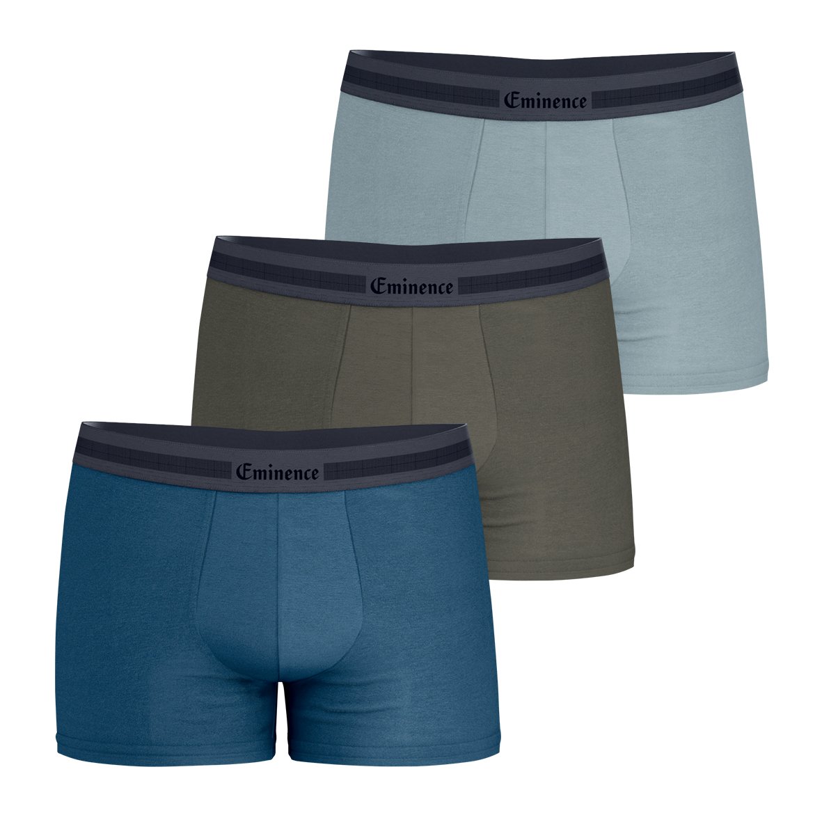 Boxer shorts, pack of 3, business EMINENCE Grey