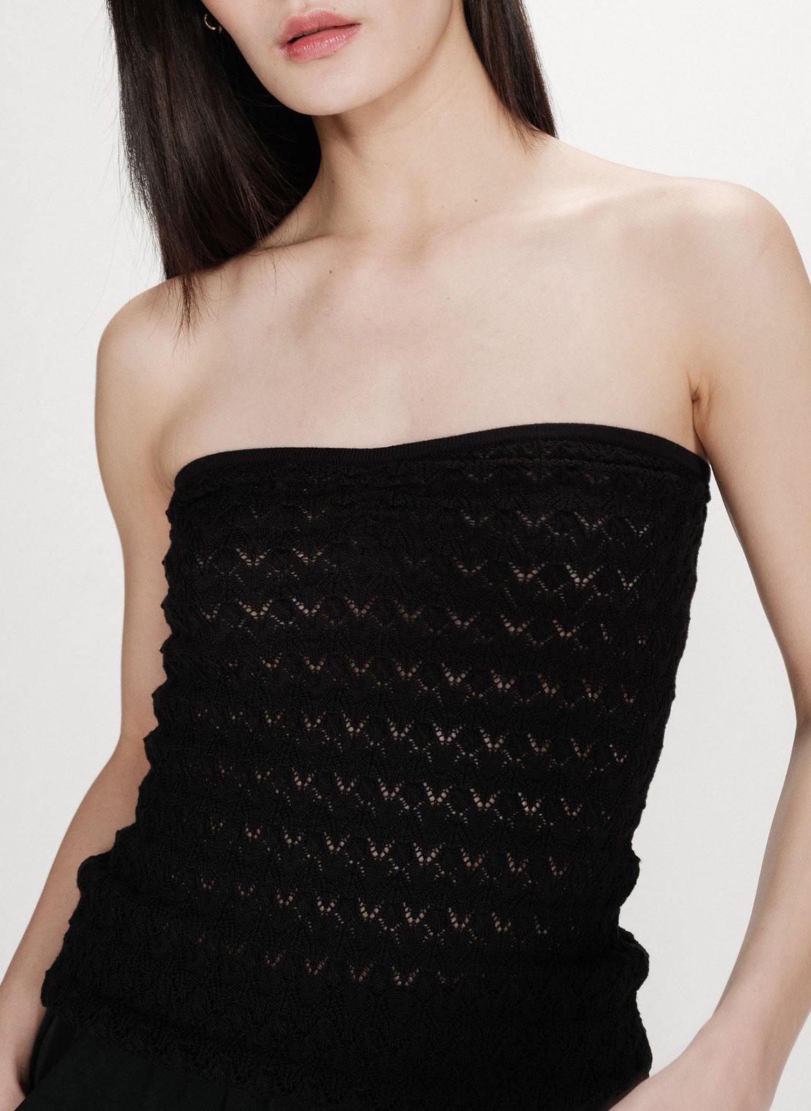 Top bustier GRACE ET MILA Noir