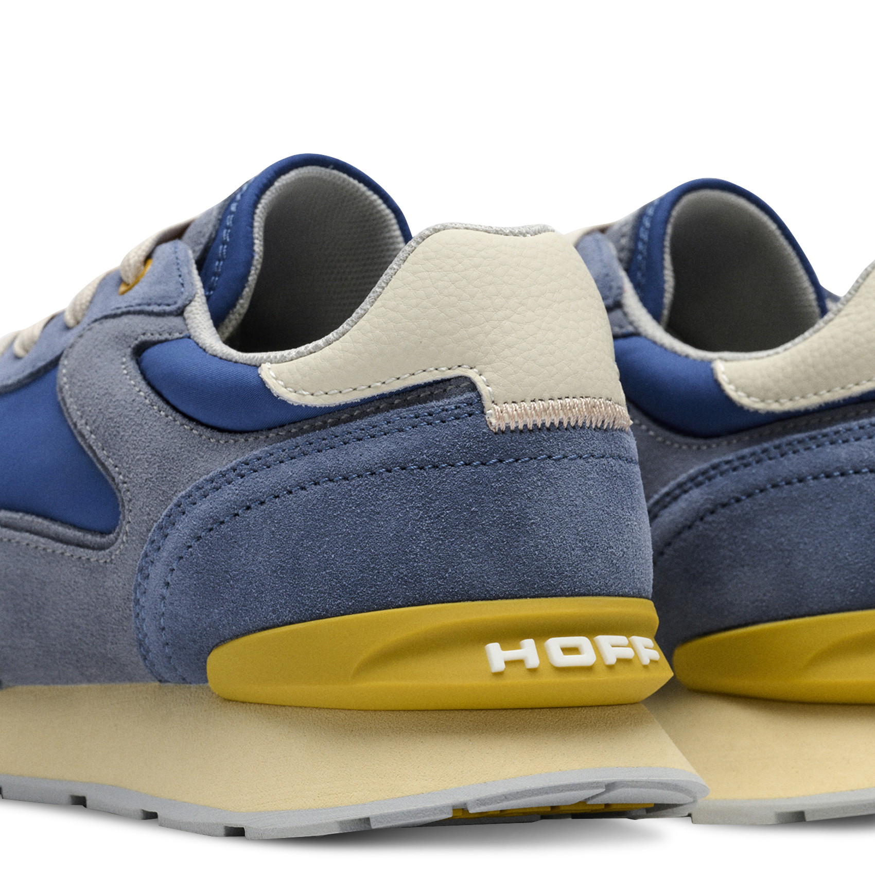 Niedrige Sneaker aus Leder-Mix HOFF Blau