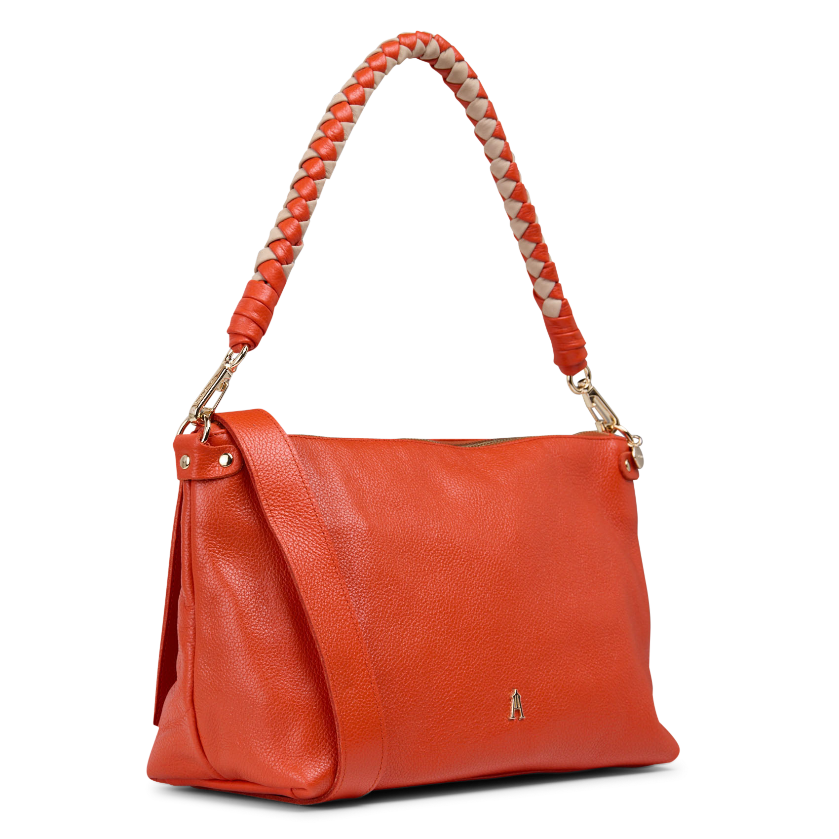 Sac à main en cuir CRAIE STUDIO Orange