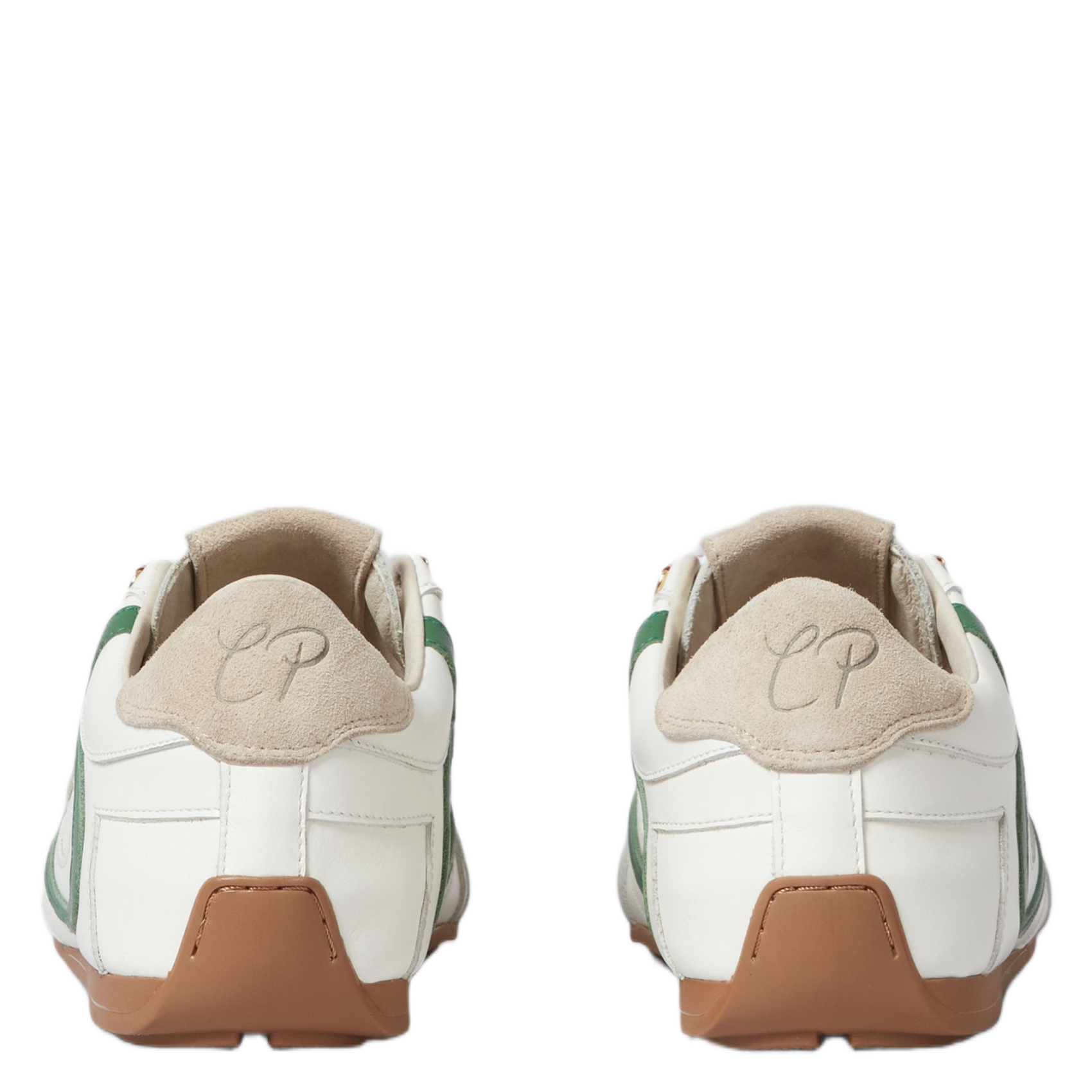Lage sneakers met contrasterende veters van leer CLAUDIE PIERLOT Veelkleurig