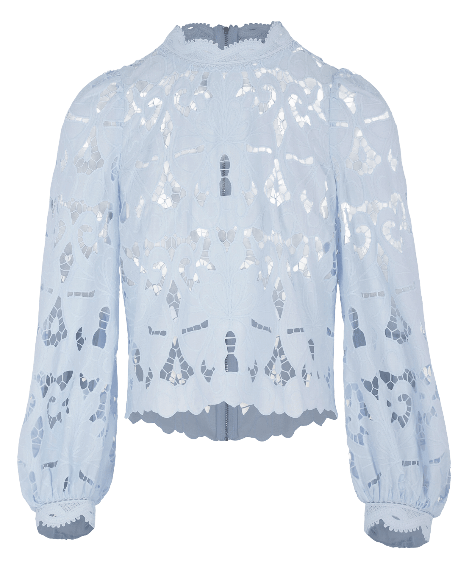 Short lace blouse MORGAN Blue