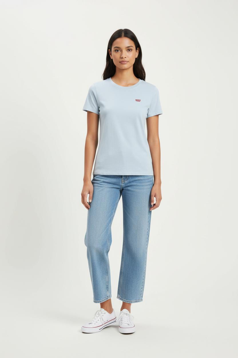 Tommy Badge T-shirt LEVI'S - Seconde main Blue