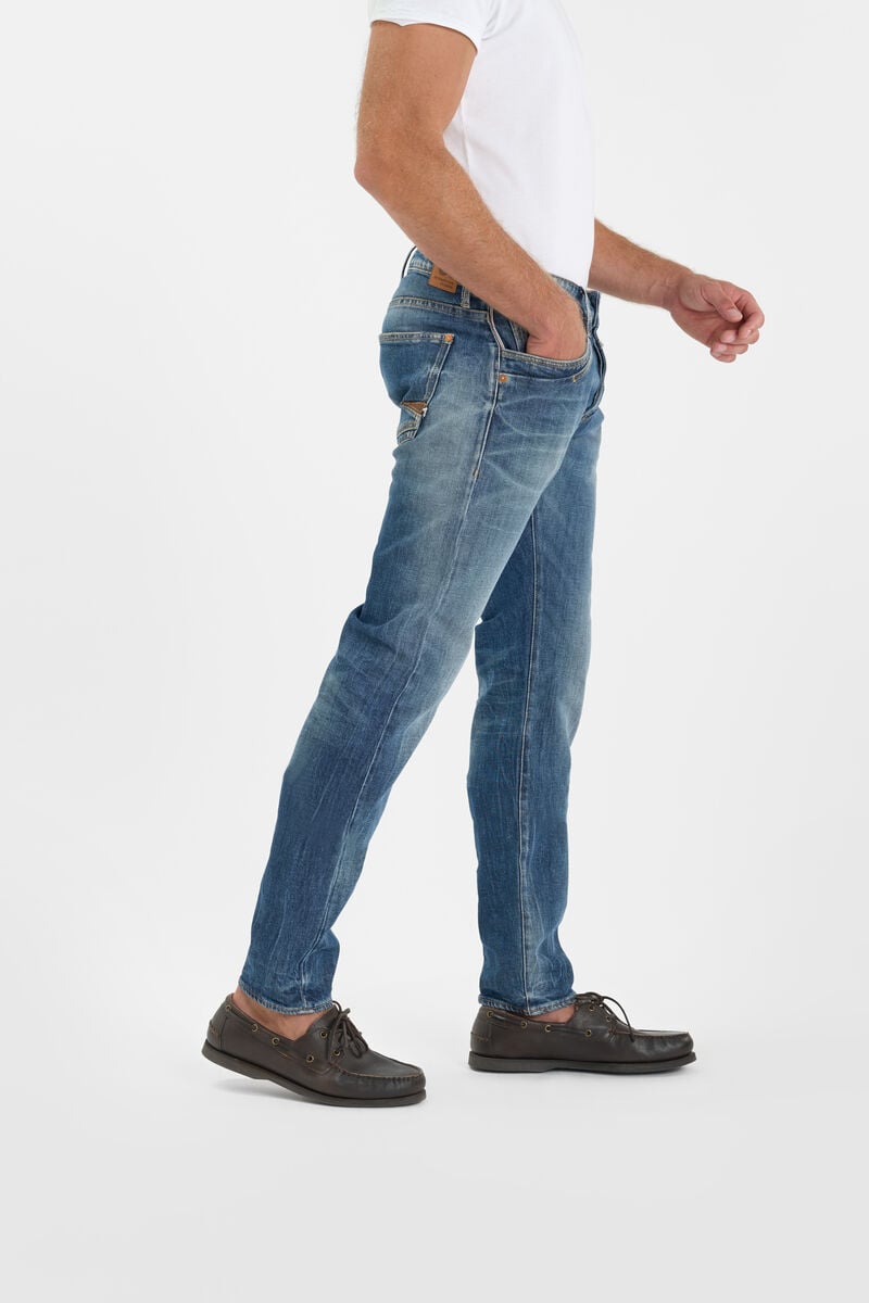 Slim stretch jeans, length 34 LE TEMPS DES CERISES Blue
