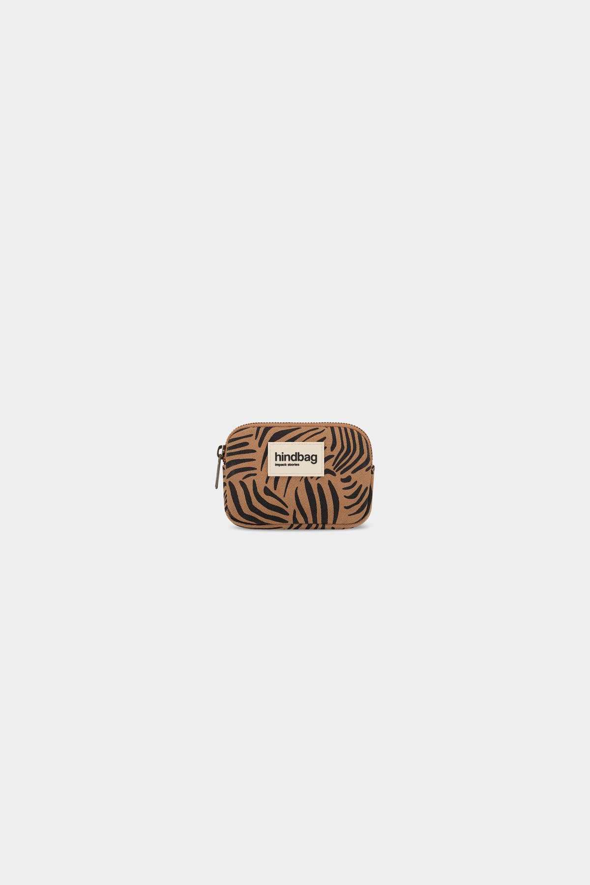 Cotton coin purse HINDBAG Brown