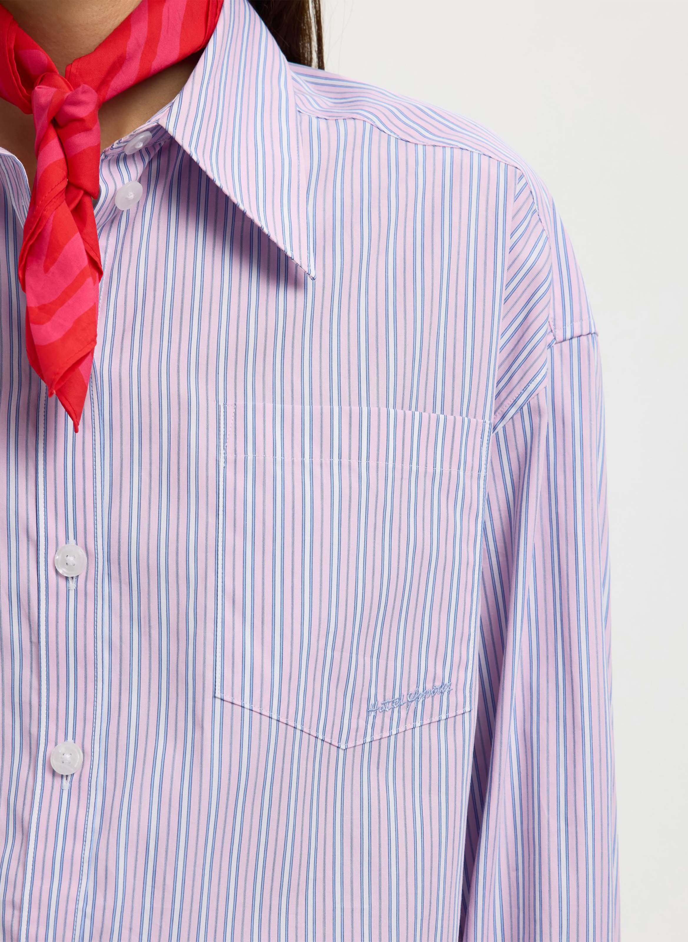 Classic collar shirt SELECTED Pink