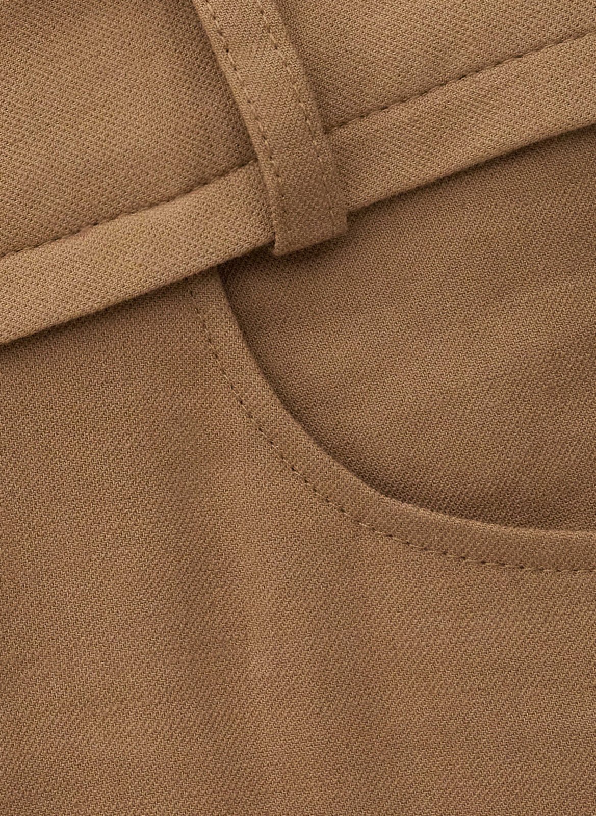 Wide-leg linen-blend pants BA&SH Brown