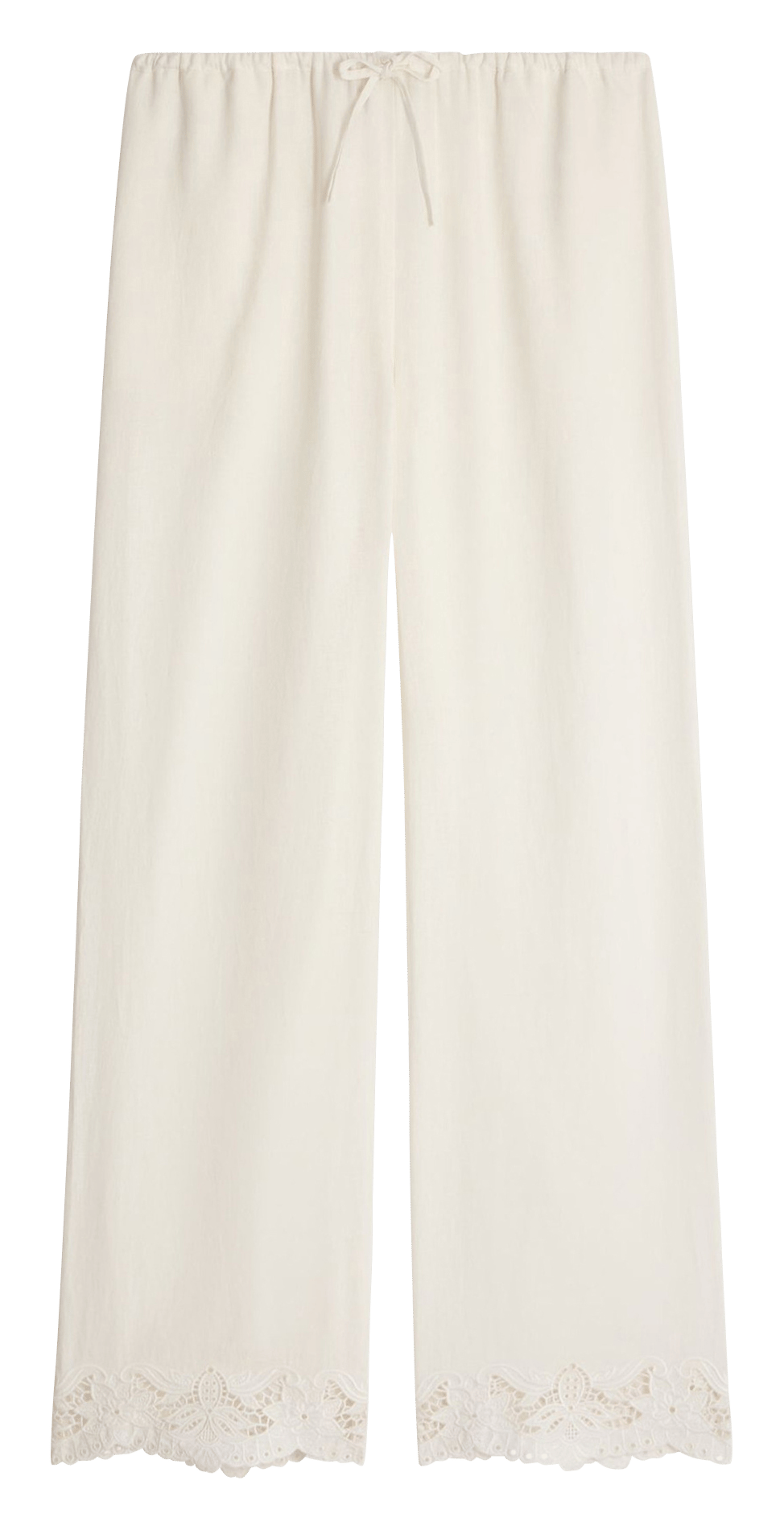 Pantalon droit fluide uni VANESSA BRUNO Blanc