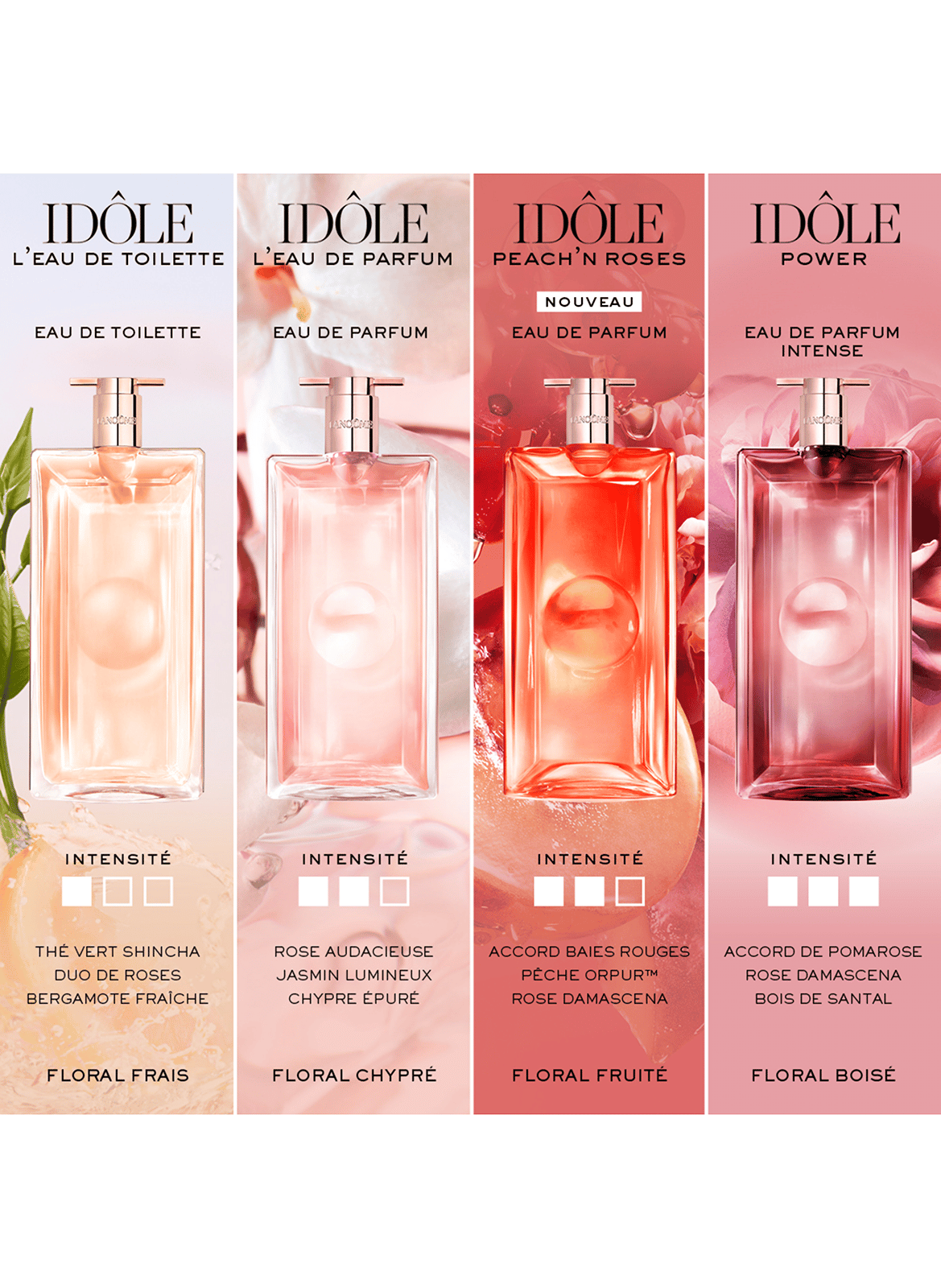 Idole Lancôme Idôle Peach'N Roses - Eau de Parfum
Idole Lancôme Idôle Peach'N Roses - Eau de Parfum LANCÔME No color