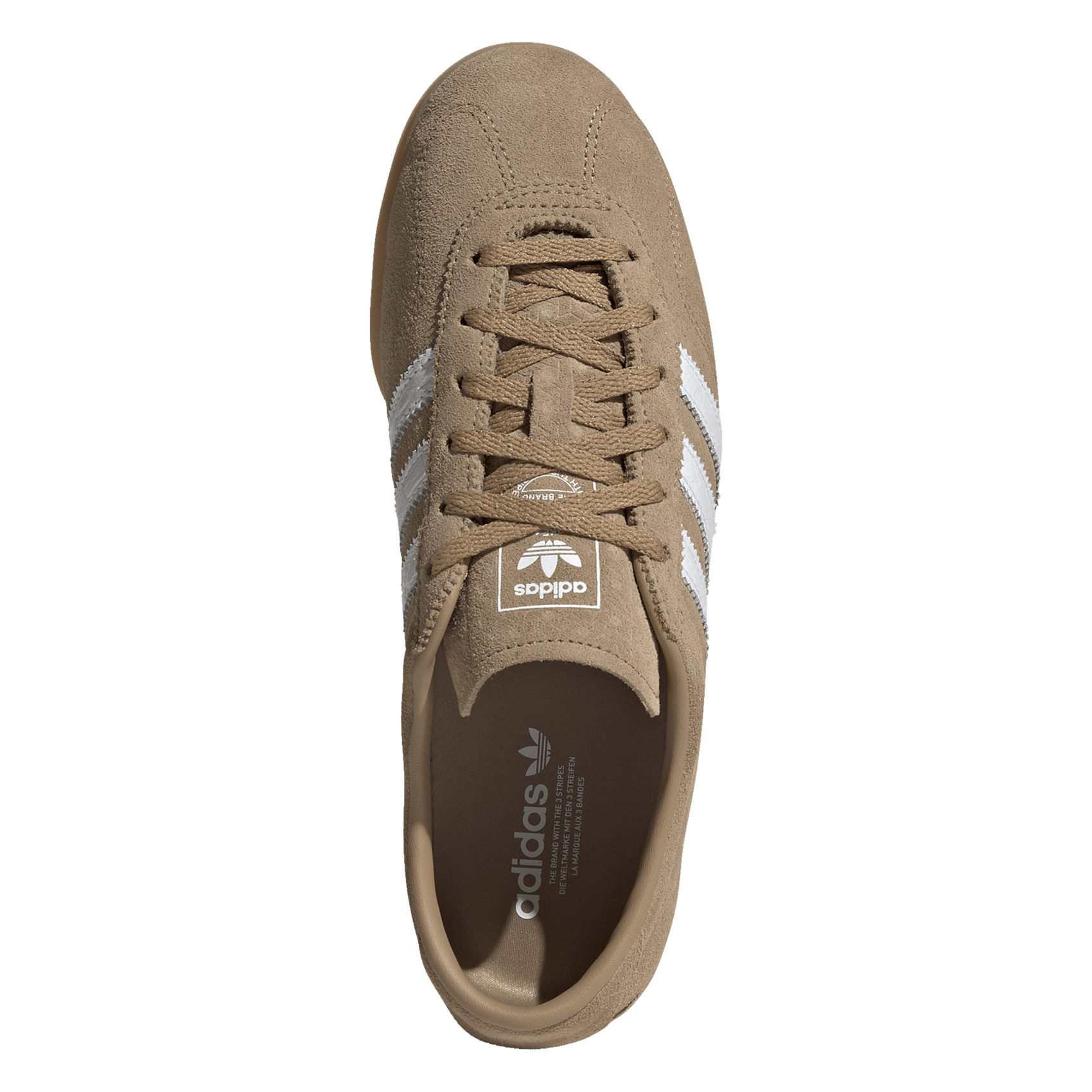 Low-top lace-up sneakers ADIDAS Brown