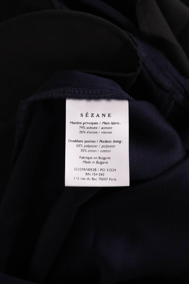 Straight-leg pants SEZANE - Seconde main Blue