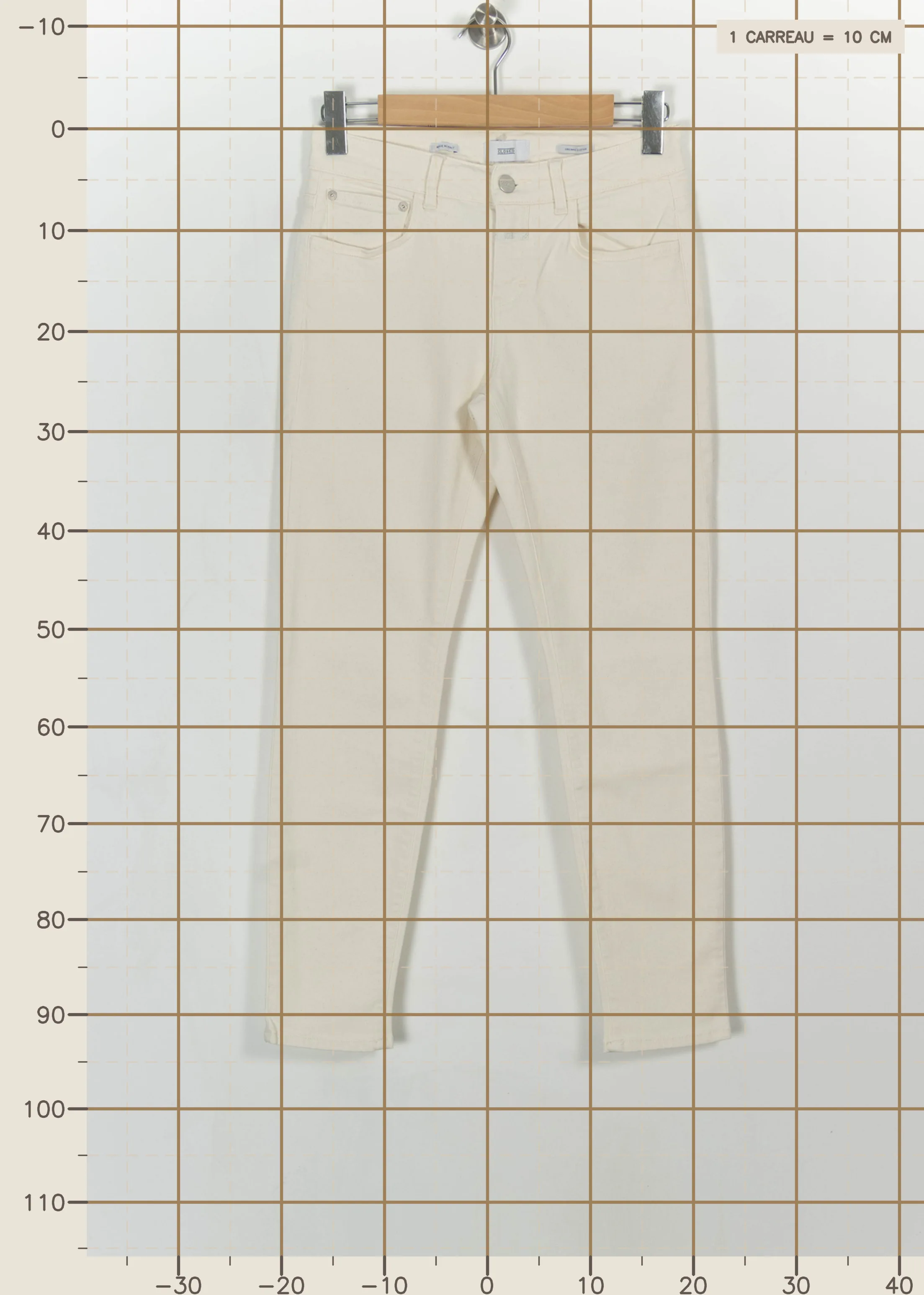 Jeans CLOSED - Seconde Main Beige