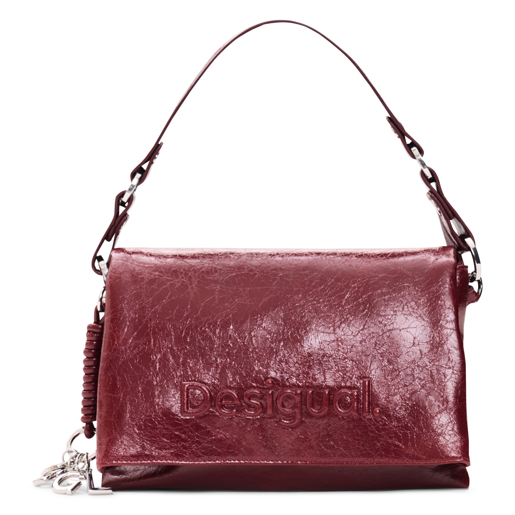 Sac bandoulière à rabat DESIGUAL Rouge