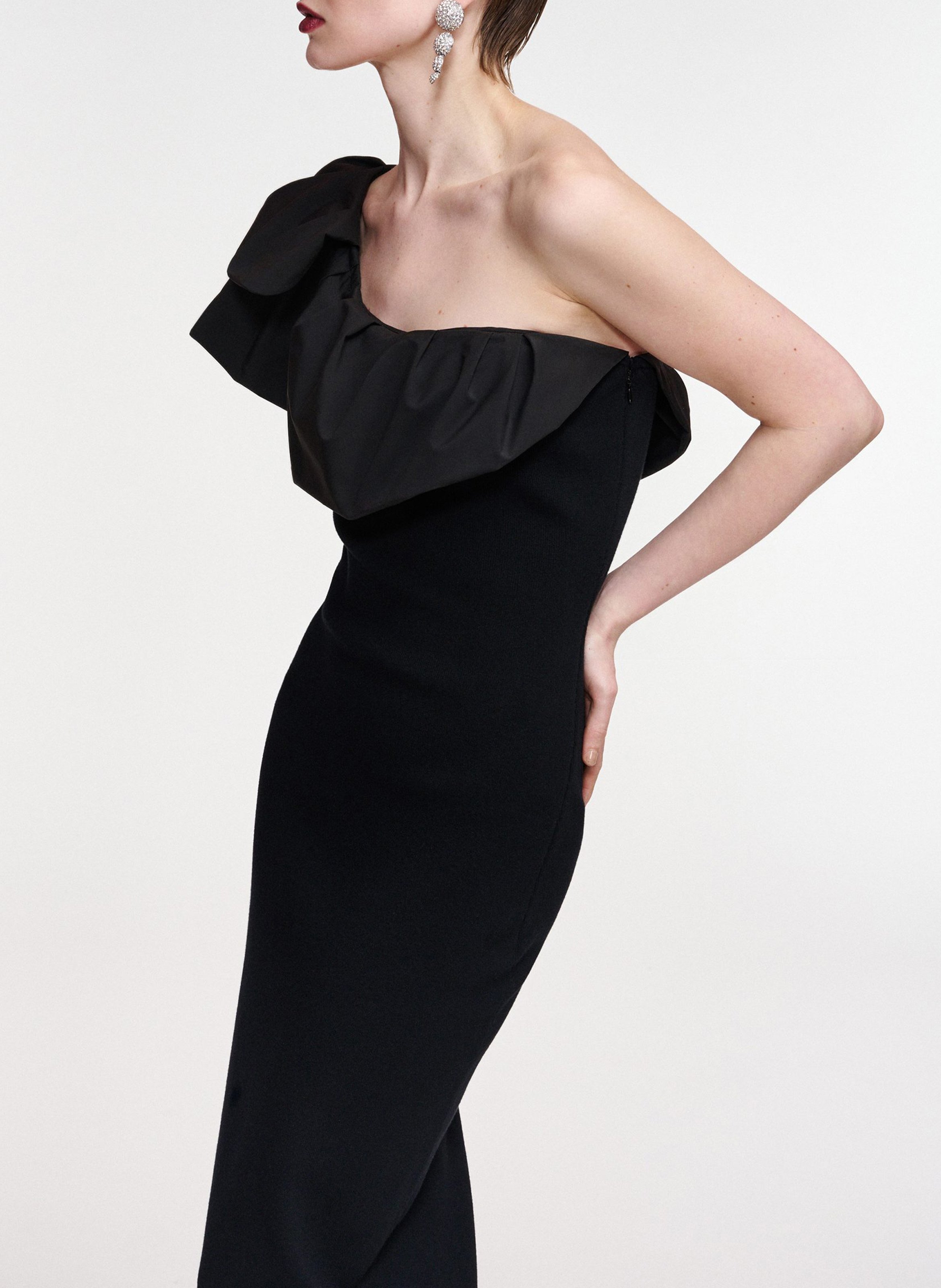 Robe midi moulante  ESSENTIEL ANTWERP Noir