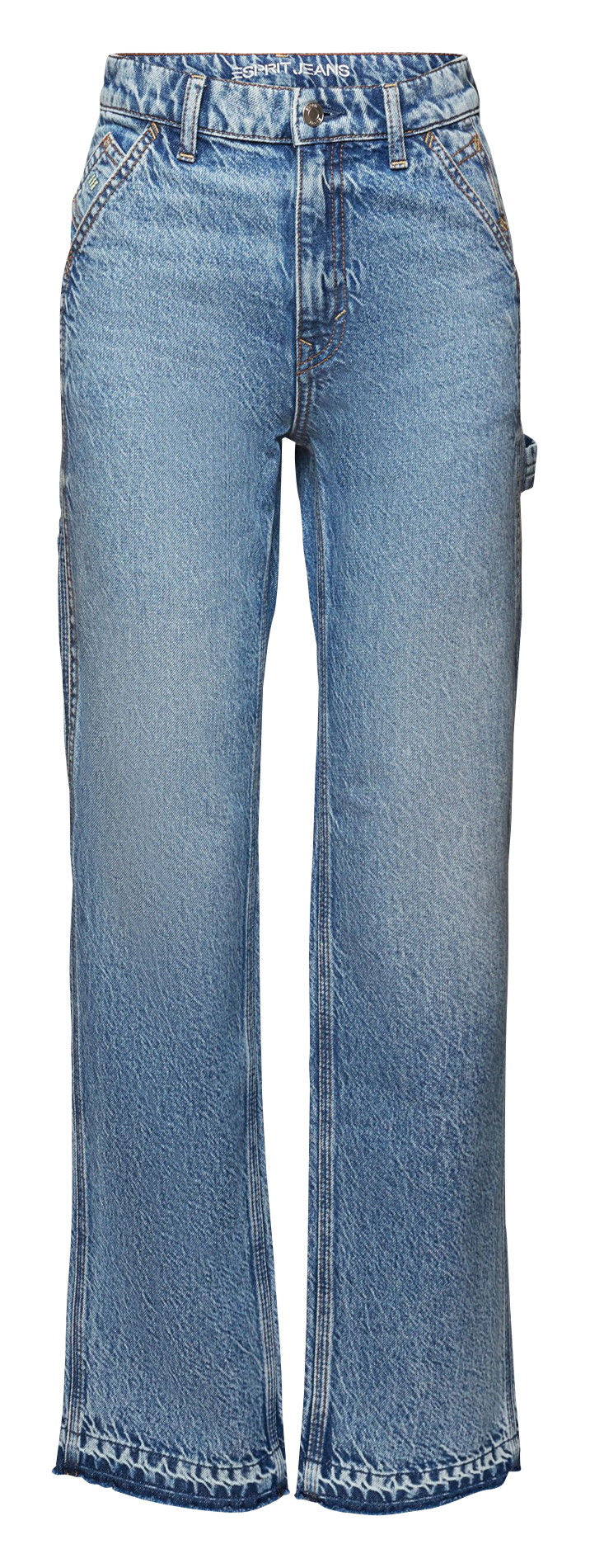 Jean droit en coton recyclé ESPRIT Jean Stone