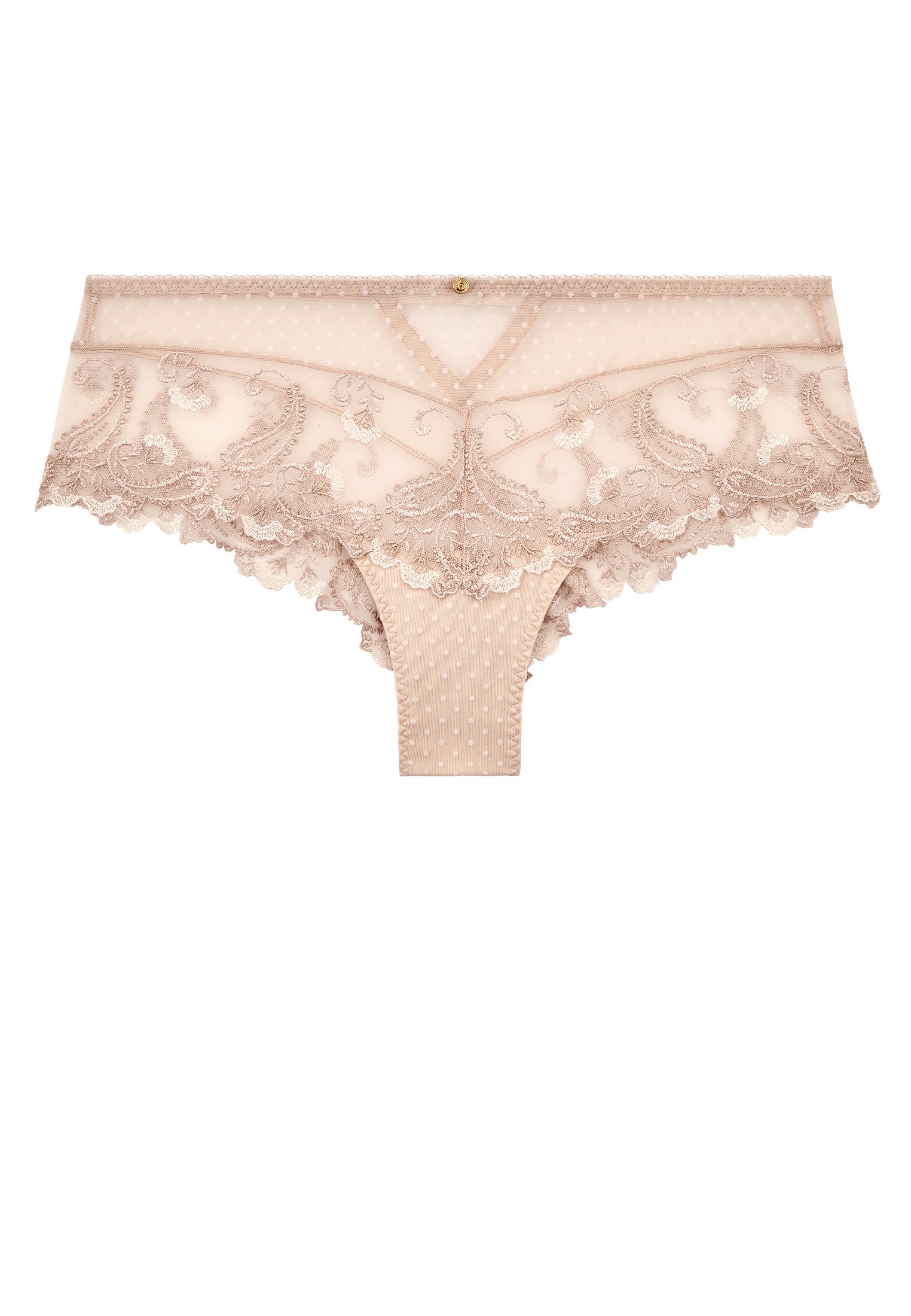 Velvet Memories boy shorts AUBADE Beige