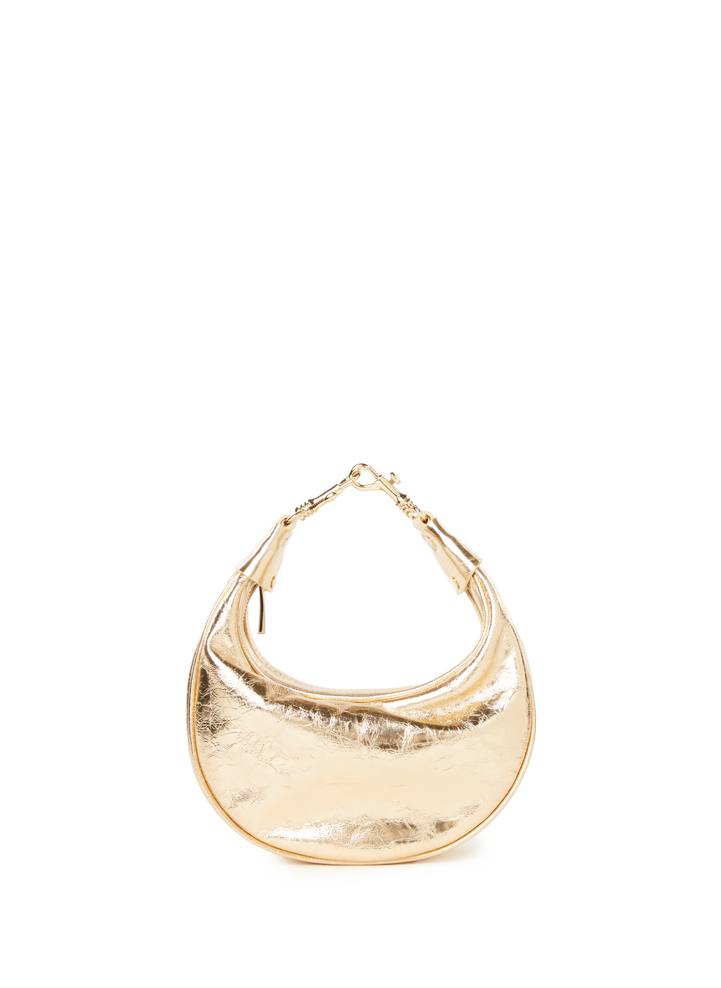 Einfarbige Handtasche aus Leder SAISON 1865