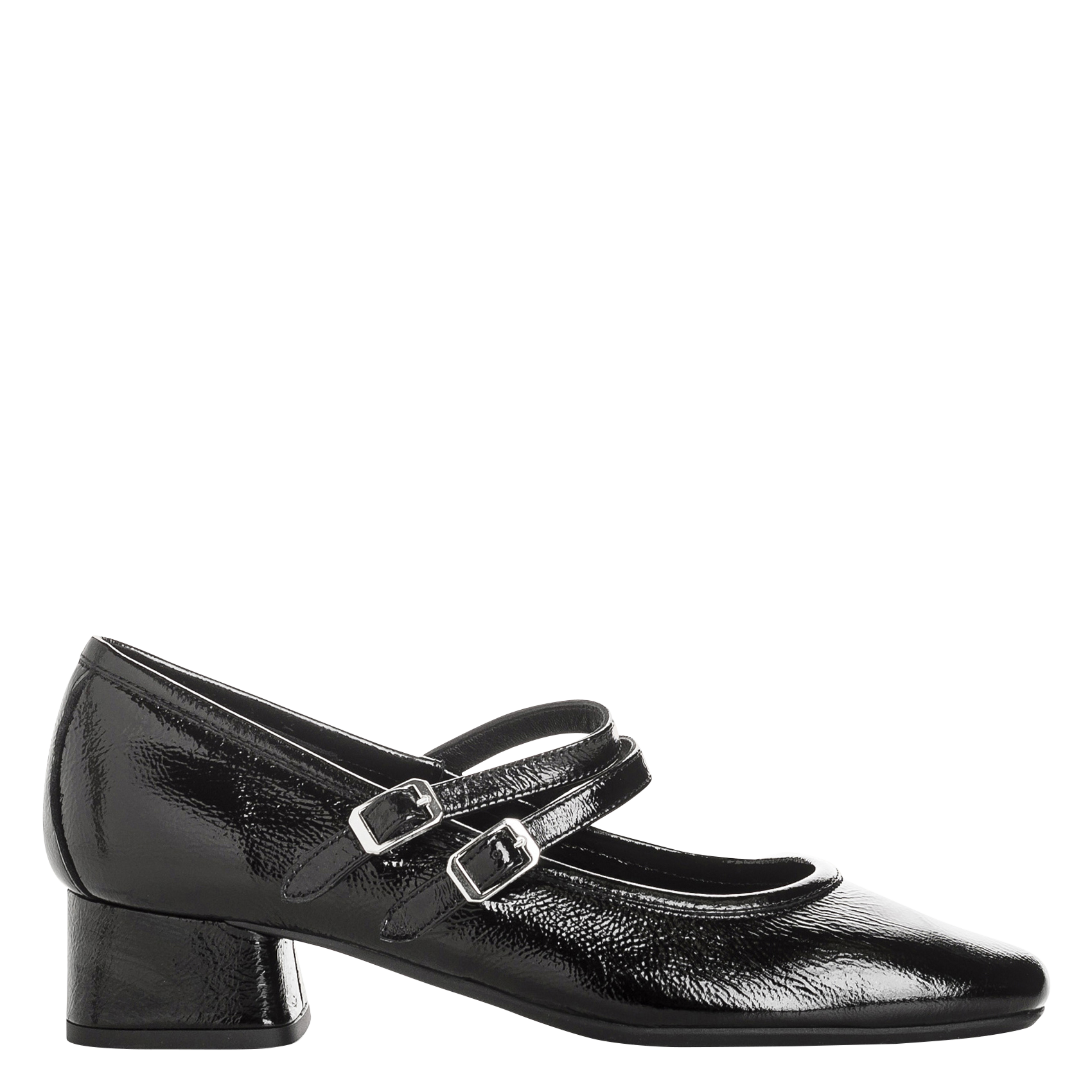 Leren Mary Jane-schoenen REQINS Zwart