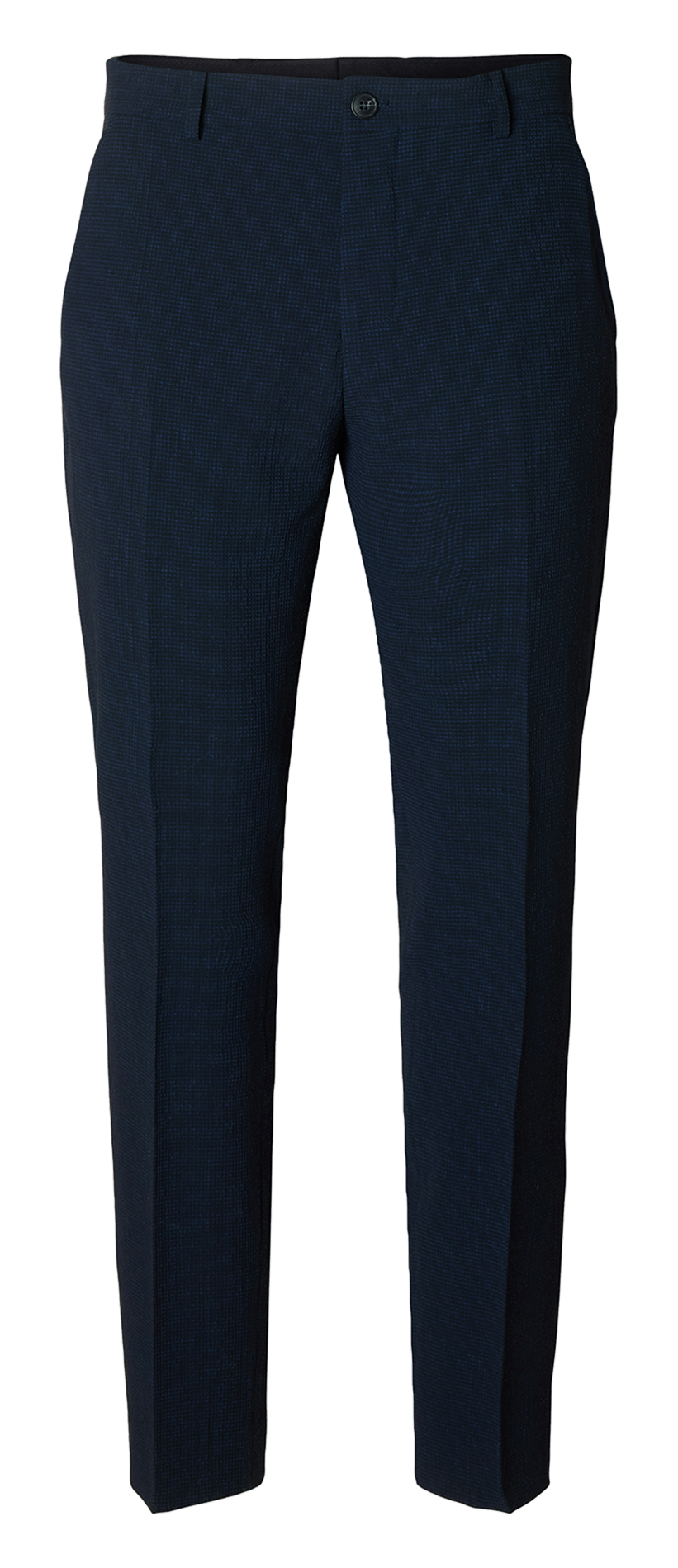 Pantalon de costume en fibres recyclées mélangées Bleu